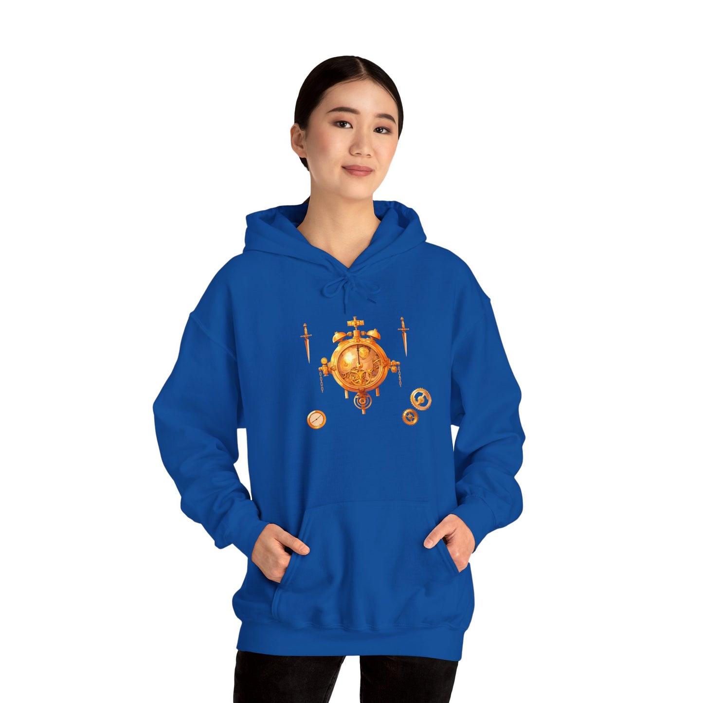 Steampunk Clocks and Gears Unisex Heavy Blend™ Hooded Sweatshirt