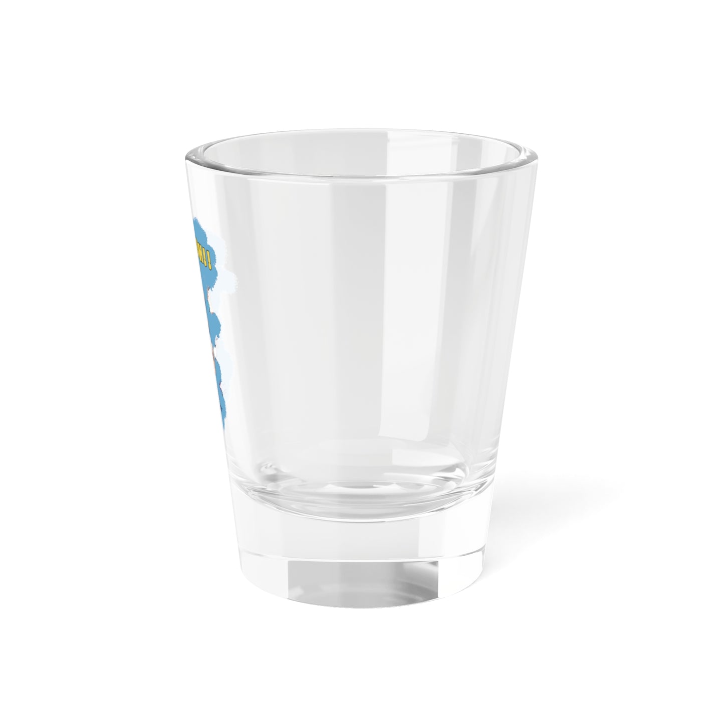 Sweet Fox Girl Huh!! Shot Glass, 1.5oz - Vibrant Anime Style - Cute and Funny Design