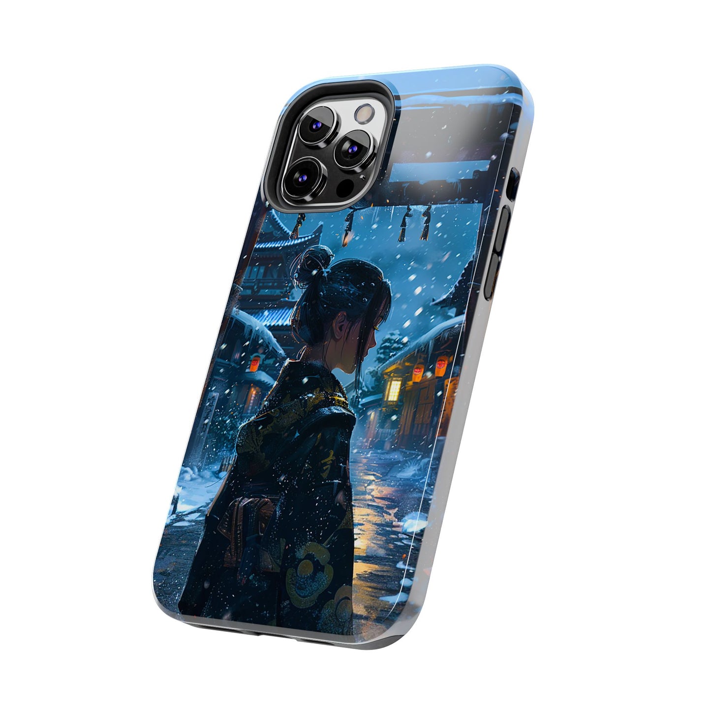 Snowy Japanese Village Tough Phone Case iPhone Android