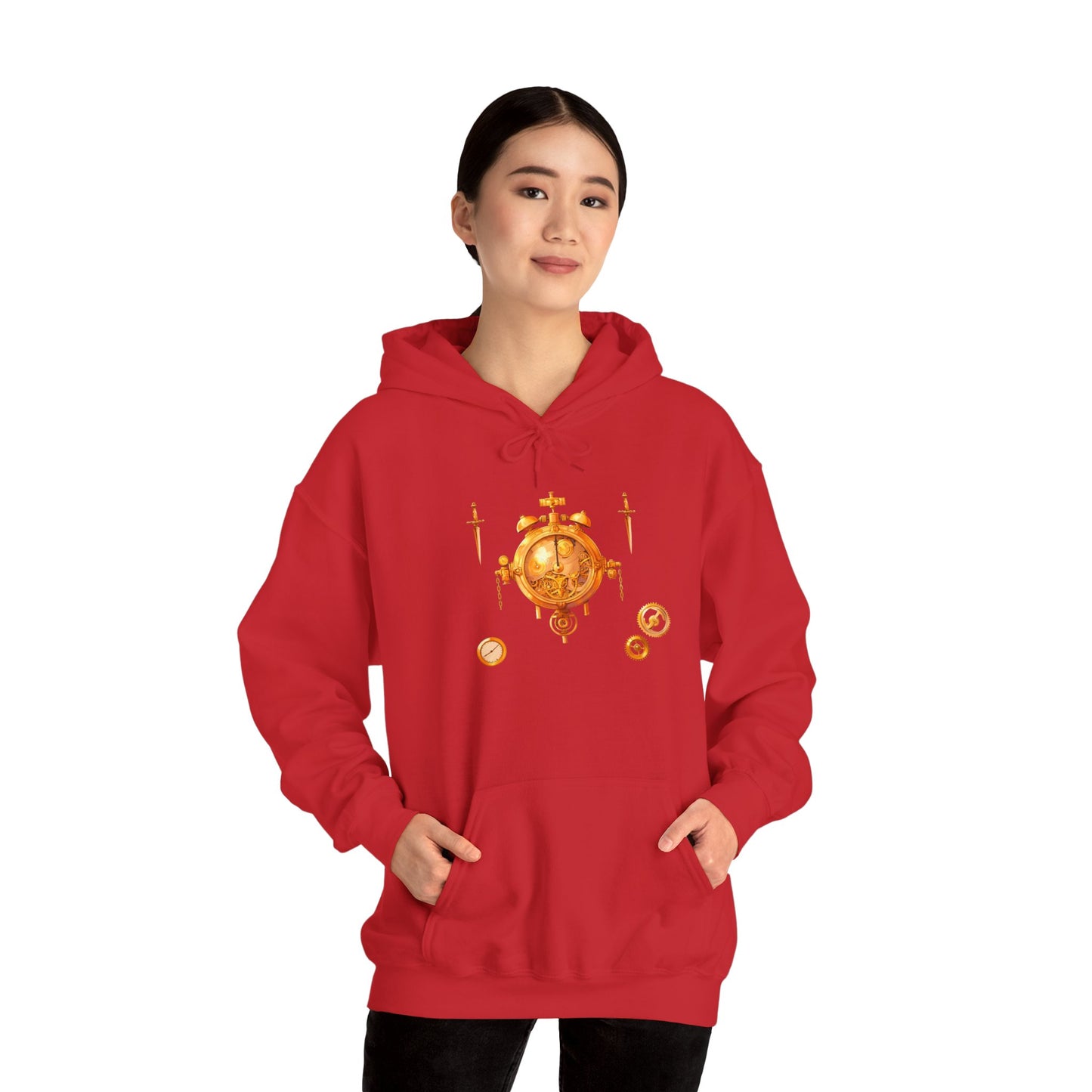 Steampunk Clocks and Gears Unisex Heavy Blend™ Hooded Sweatshirt