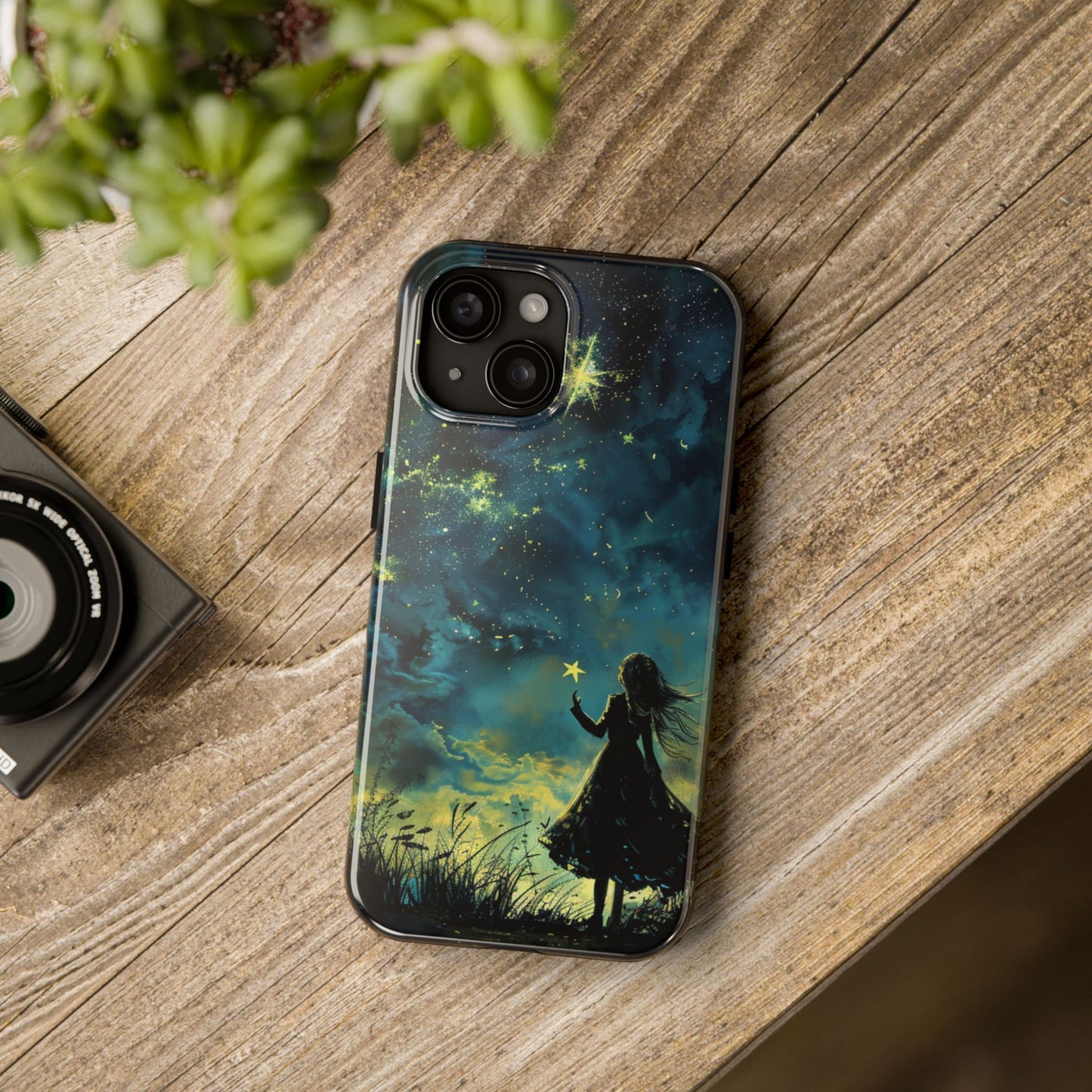 iPhone Android Wishing Star Girl Phone Case