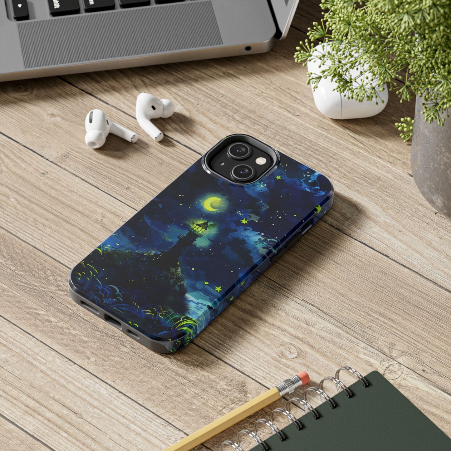 iPhone Android Moonlight Lighthouse Phone Case
