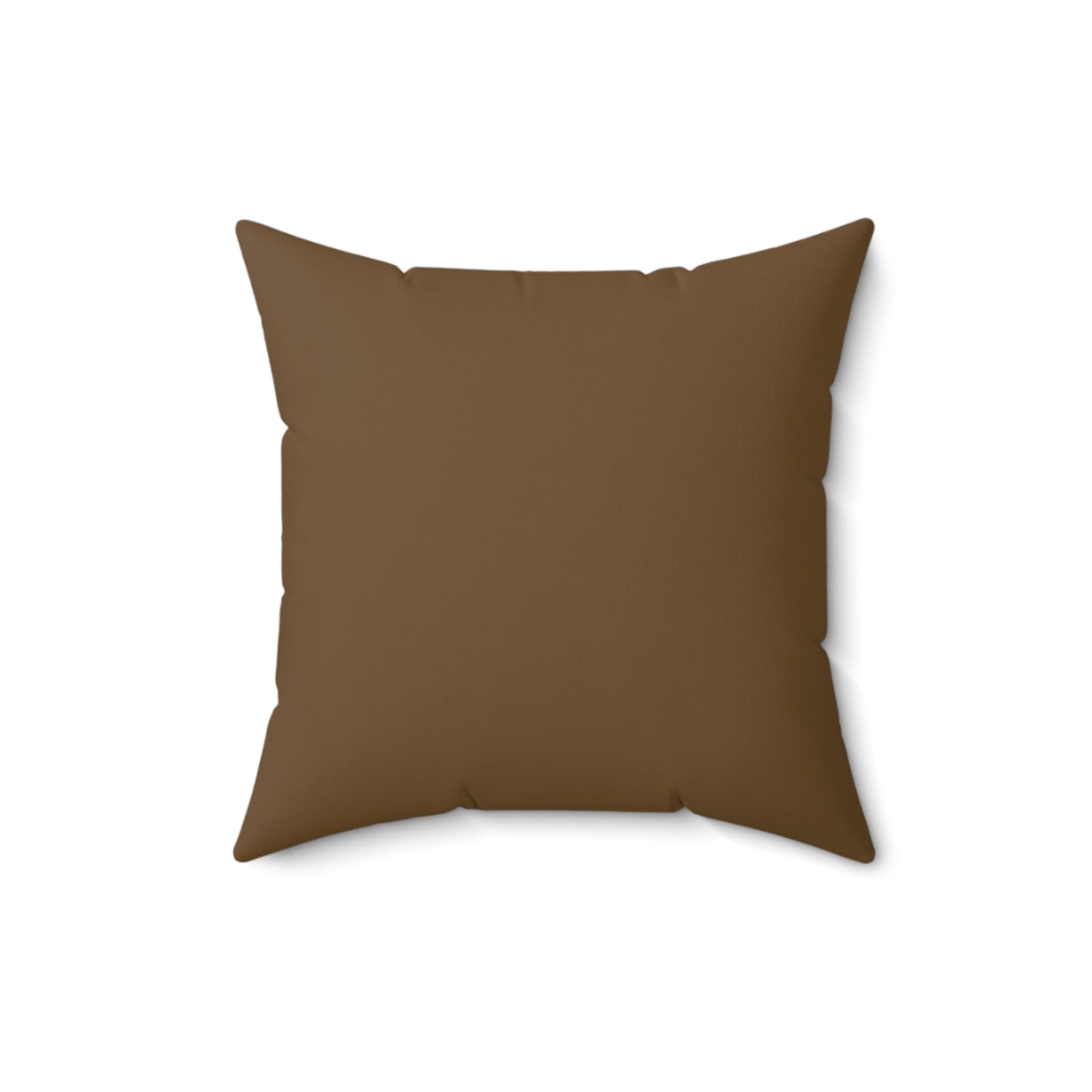 Charming Turkey With Chicks and Sunflowers Spun Polyester Square Pillow