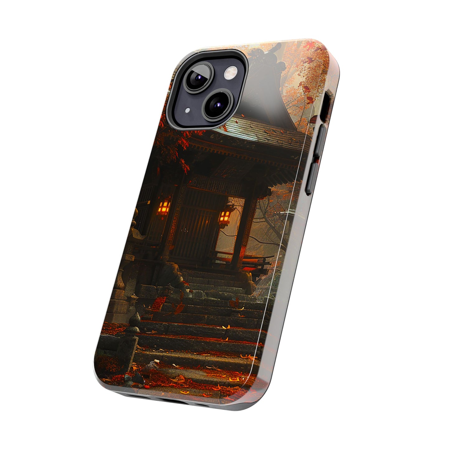 Japanese Autumn Shinto Shrine Tough Phone Case