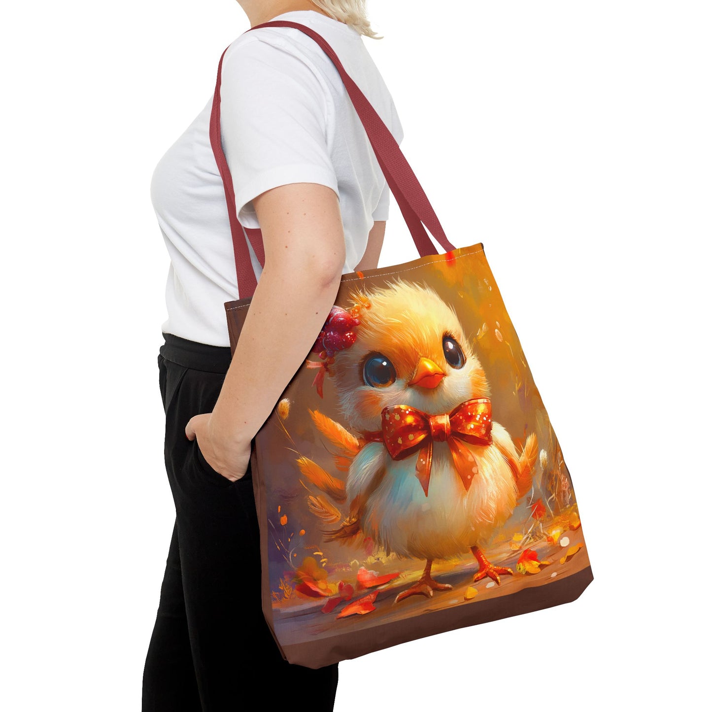 Adorable Turkey Chick Tote Bag (AOP)