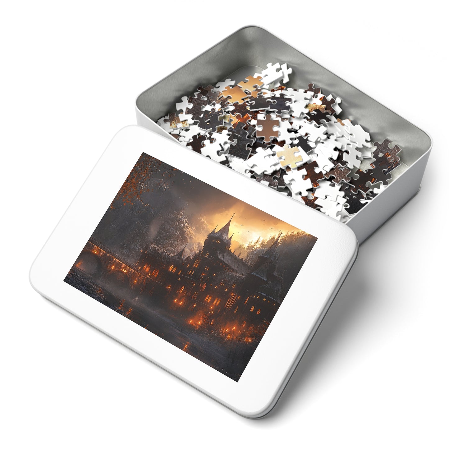 Mountain Winter Palace Hideaway Jigsaw Puzzle (30, 110, 252, 500,1000-Piece)