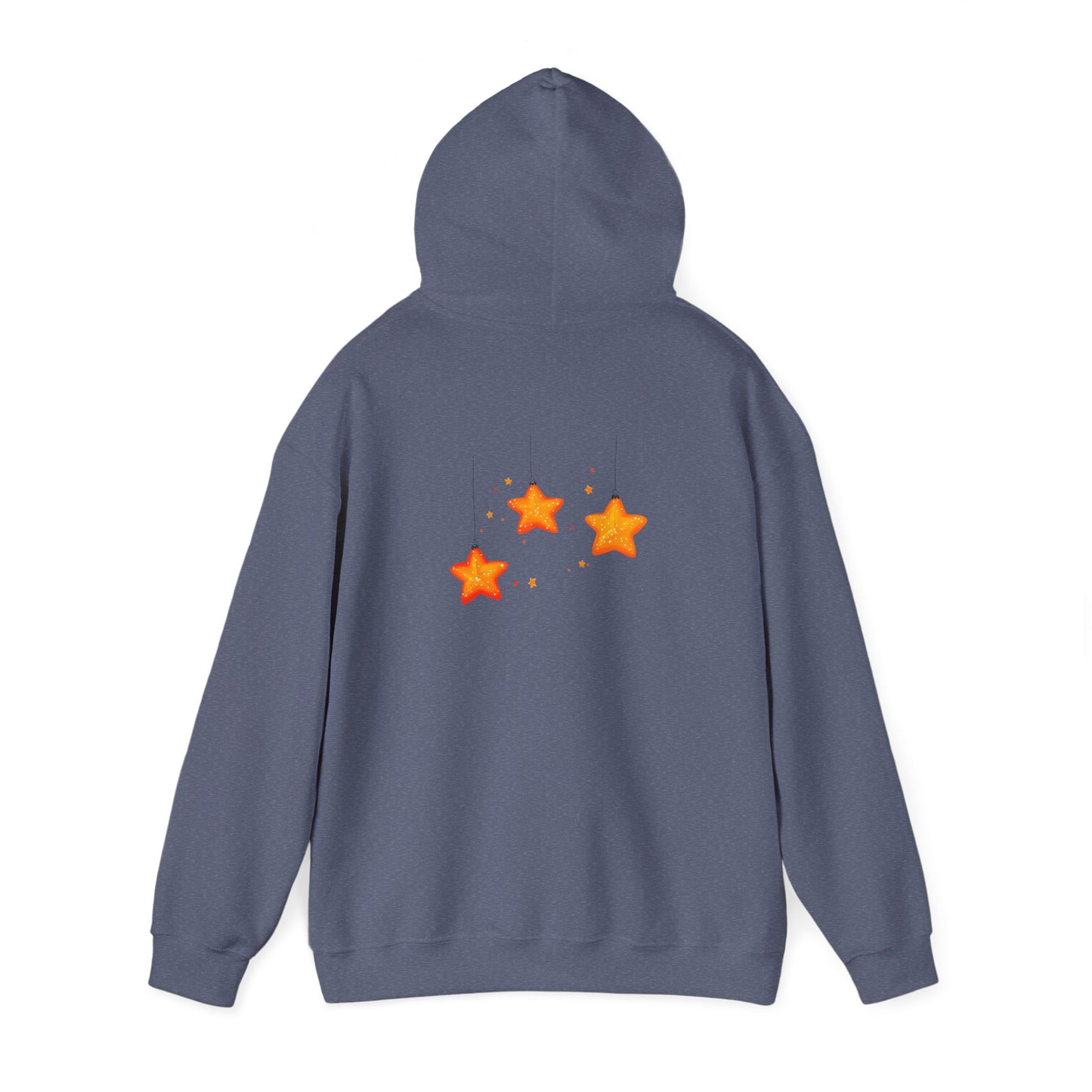 Cute Christmas Starry Ornaments Girl Unisex Heavy Blend™ Hooded Sweatshirt
