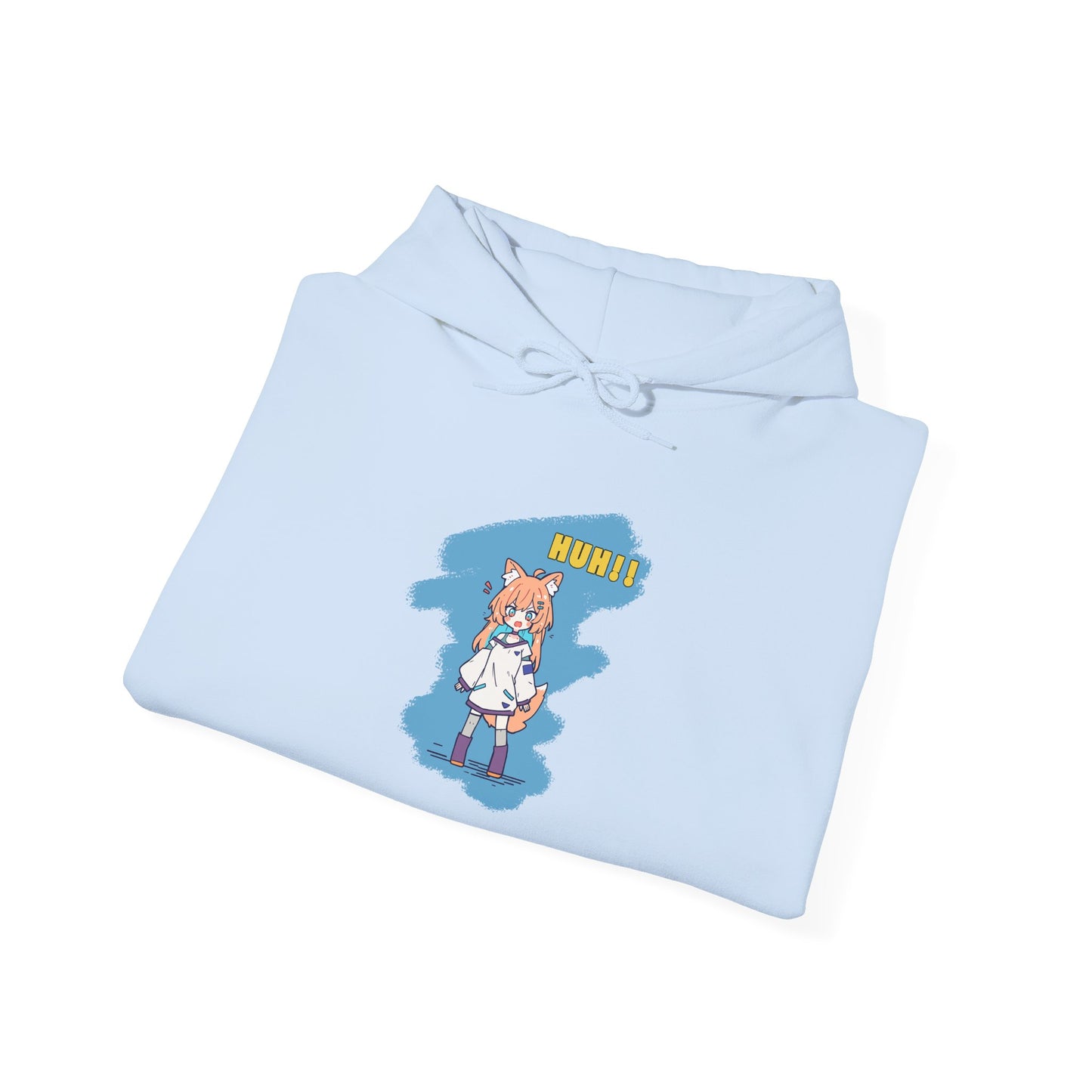 Sweet Fox Girl Huh!! Unisex - Heavy Blend™ Hooded Sweatshirt - Vibrant Anime Style - Cute and Funny Design