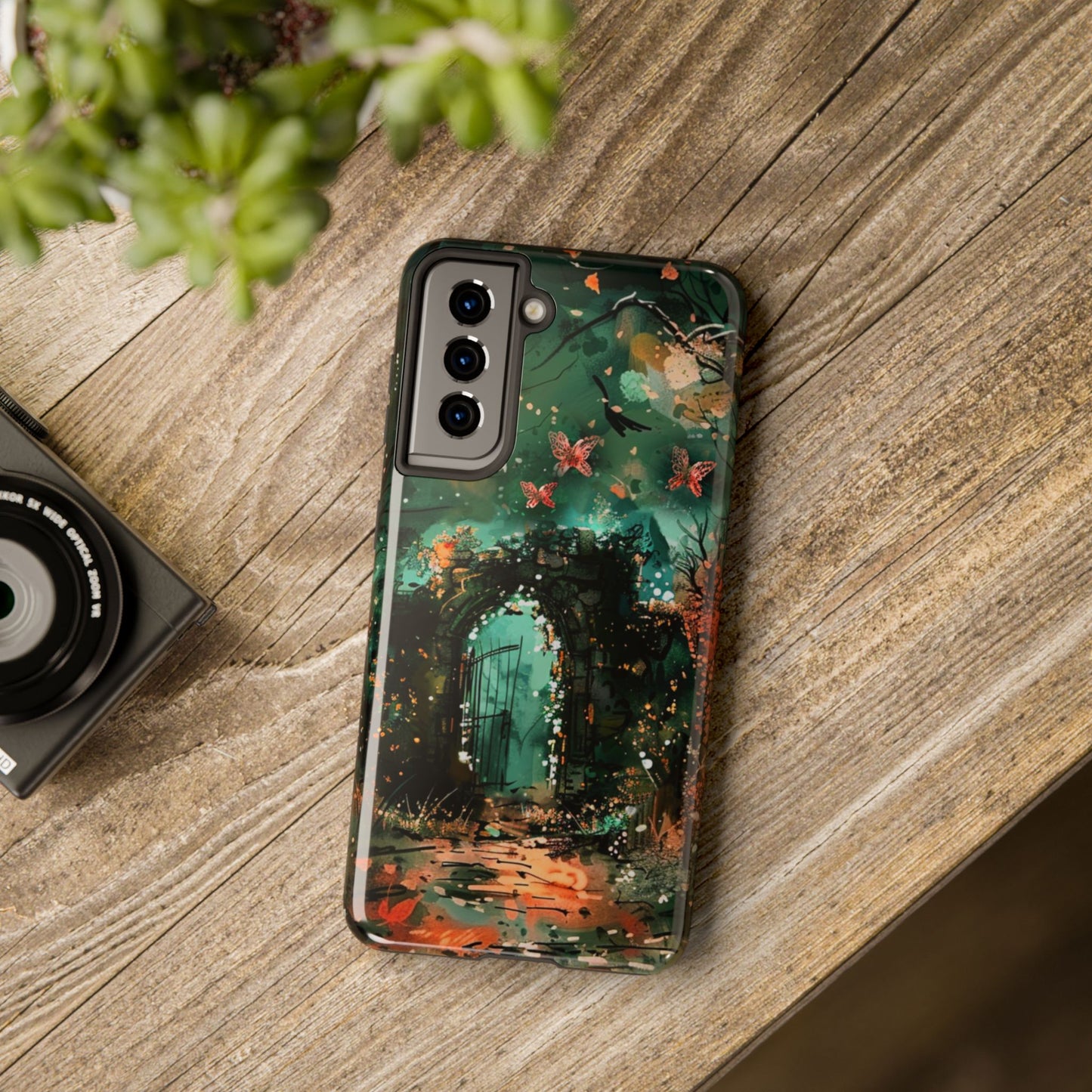 iPhone Android Lonely Ancient Fantasy Gate Phone Case