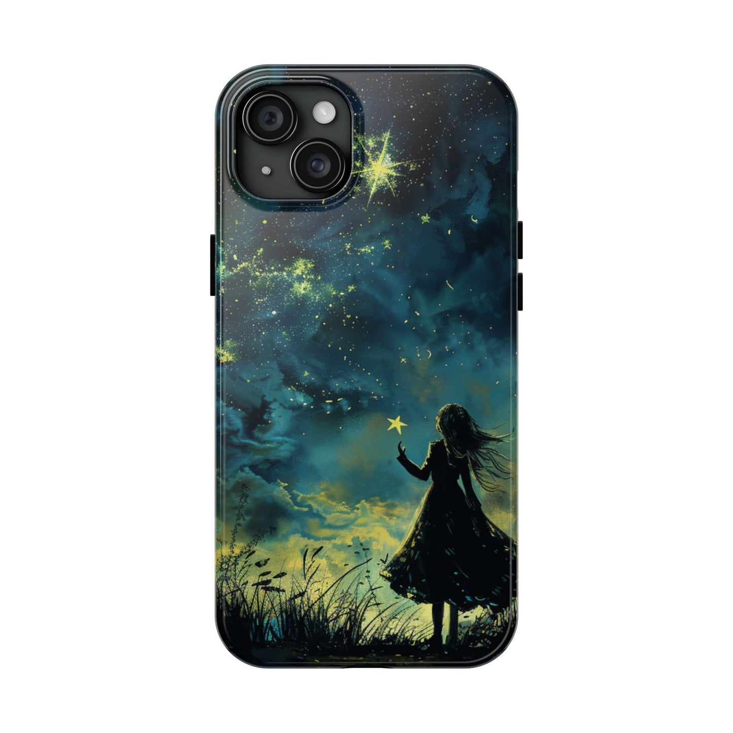 iPhone Android Wishing Star Girl Phone Case