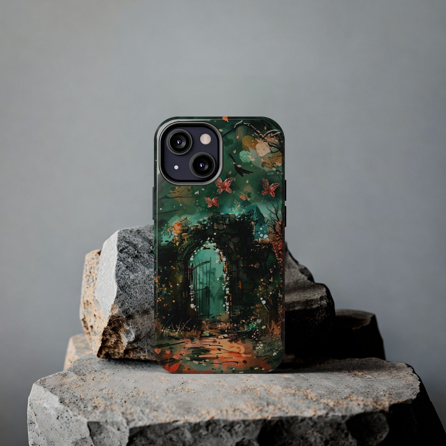iPhone Android Lonely Ancient Fantasy Gate Phone Case