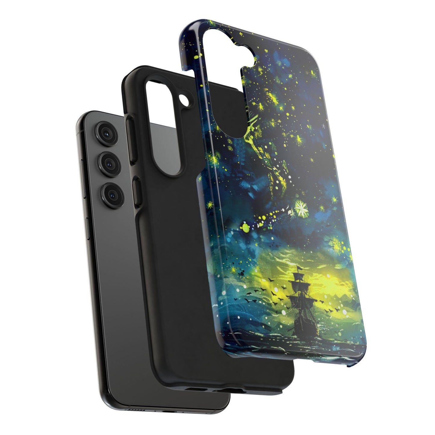 iPhone Android Starry Sky Lost Pirate Ship Phone Case