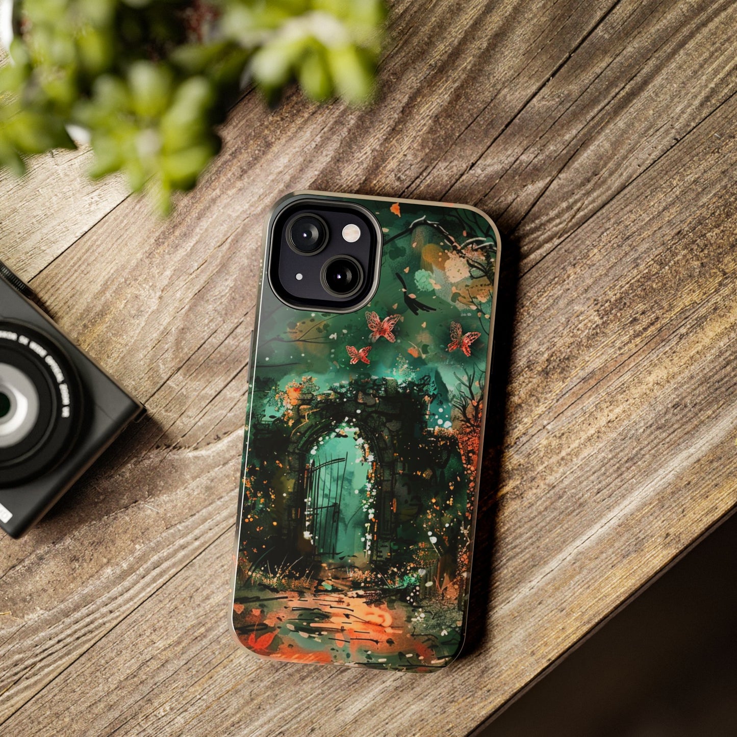 iPhone Android Lonely Ancient Fantasy Gate Phone Case