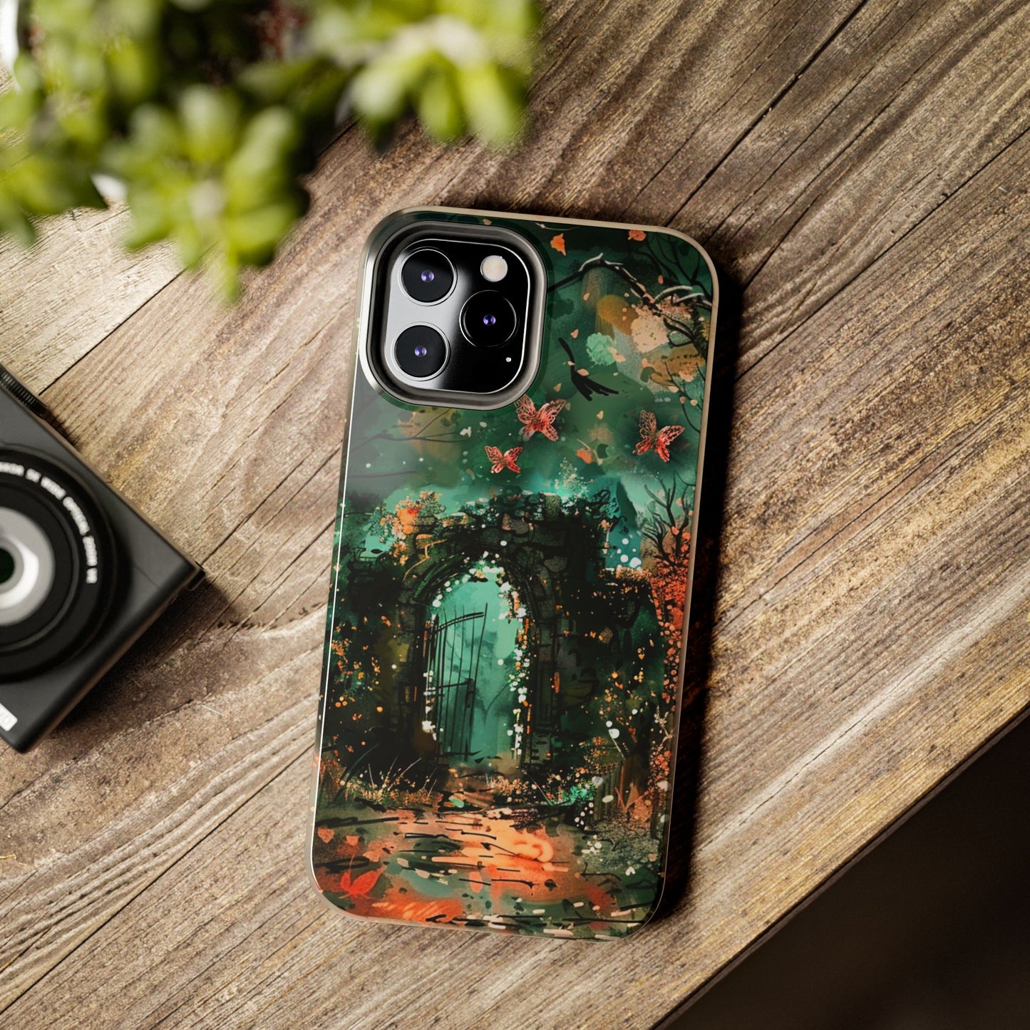 iPhone Android Lonely Ancient Fantasy Gate Phone Case