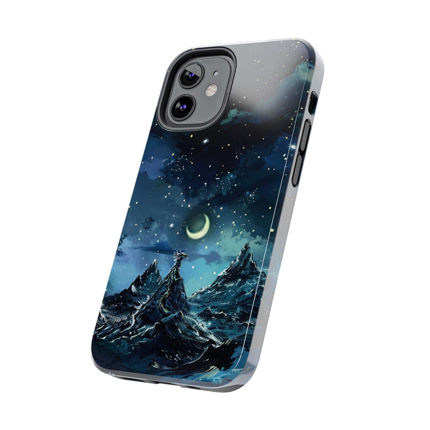 iPhone Android Fantasy Snowy Mountain Dragon Phone Case