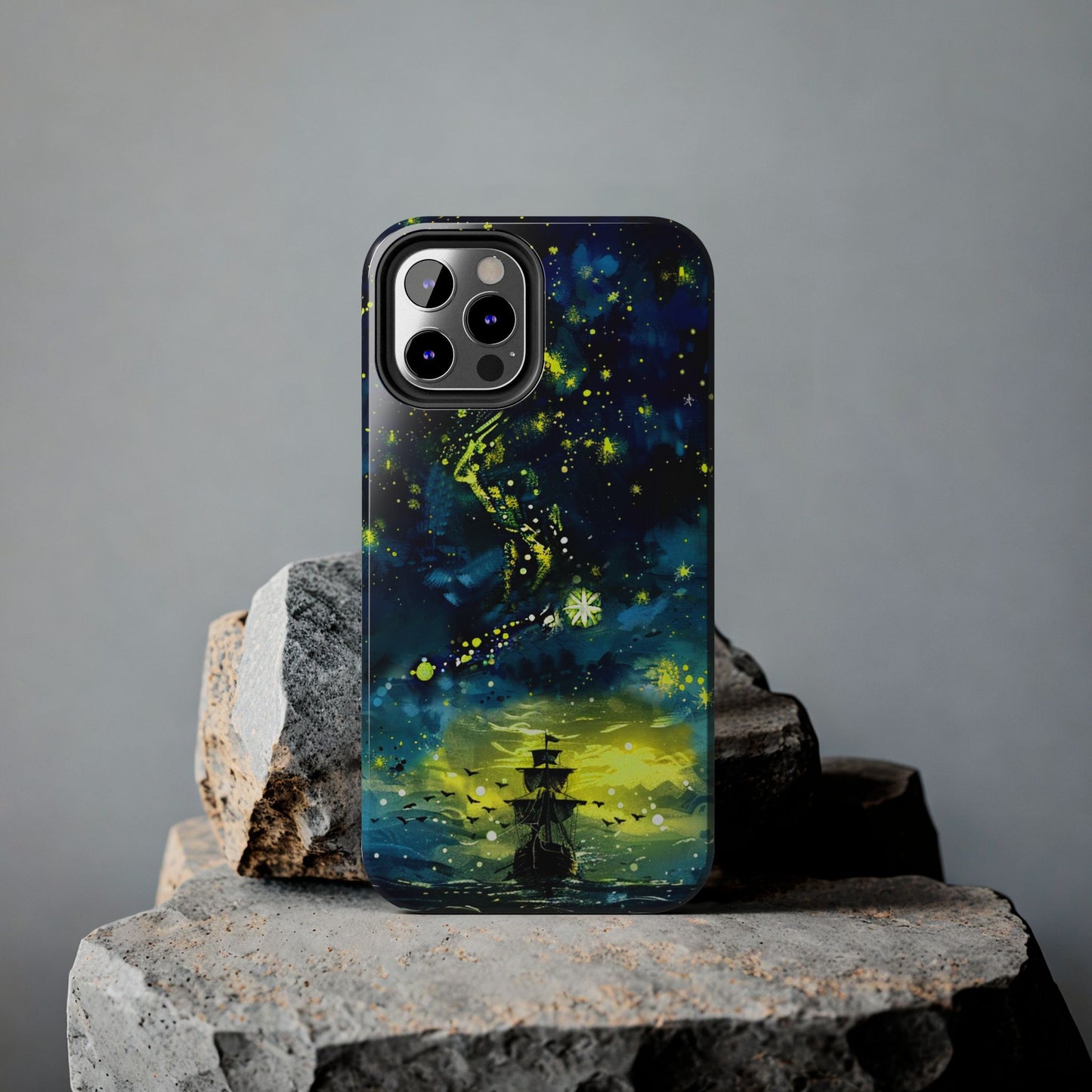 iPhone Android Starry Sky Lost Pirate Ship Phone Case