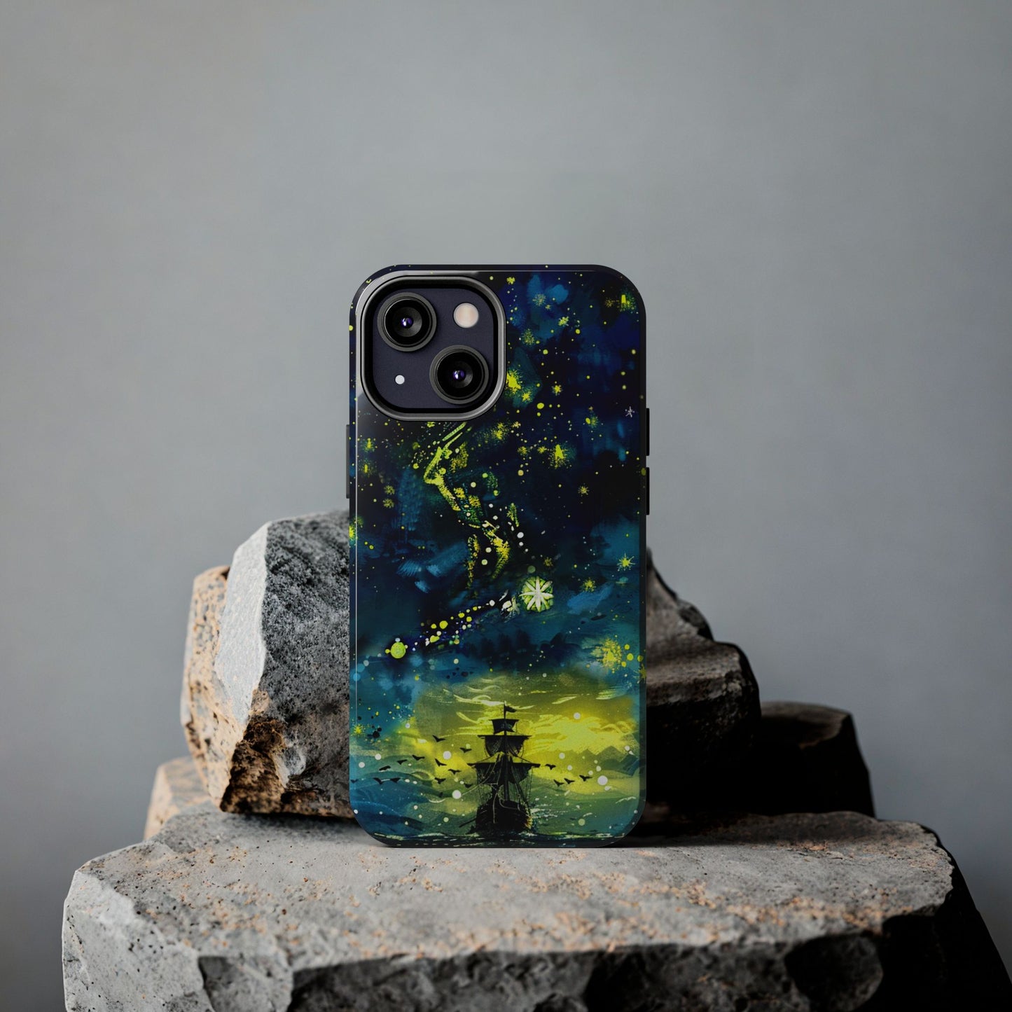 iPhone Android Starry Sky Lost Pirate Ship Phone Case
