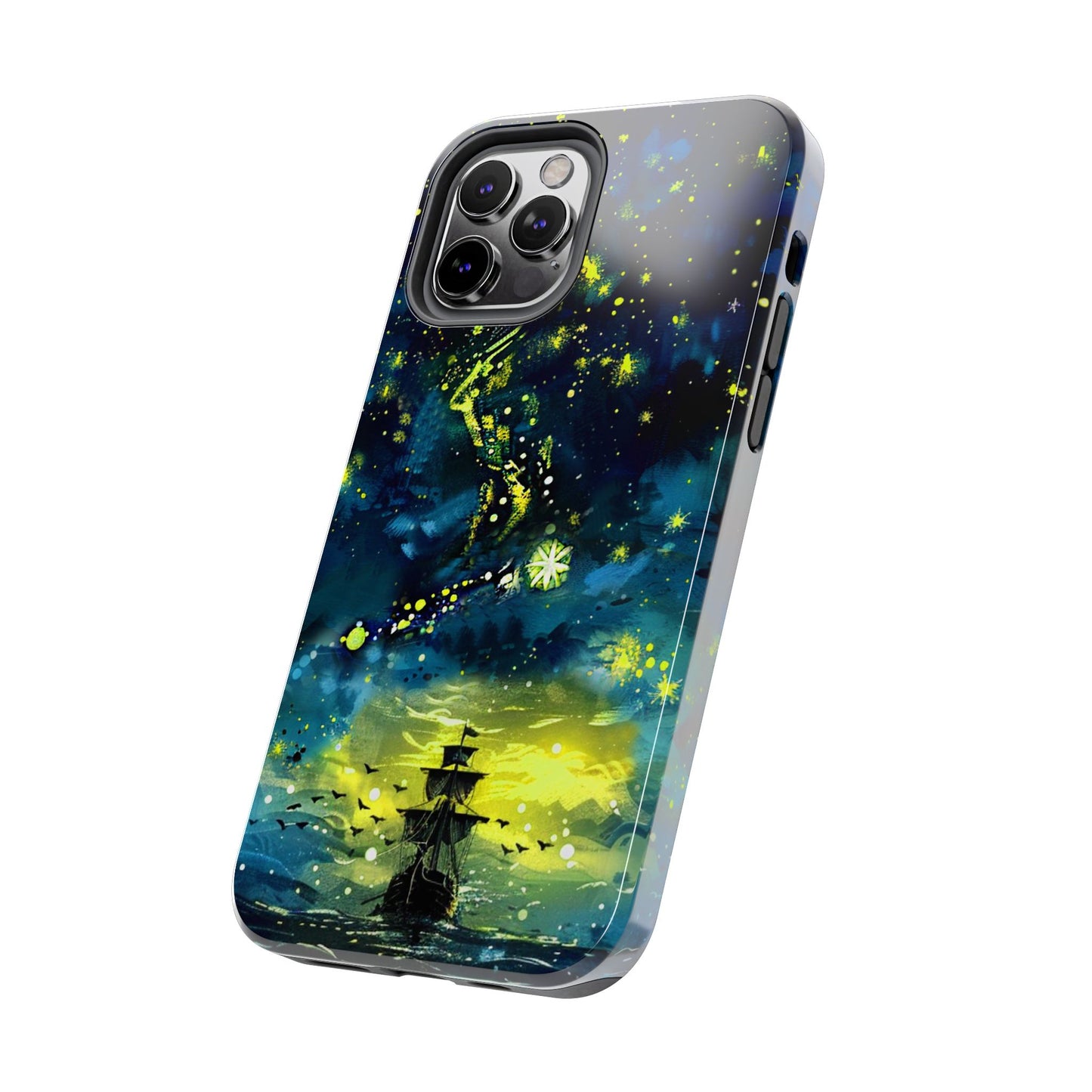 iPhone Android Starry Sky Lost Pirate Ship Phone Case