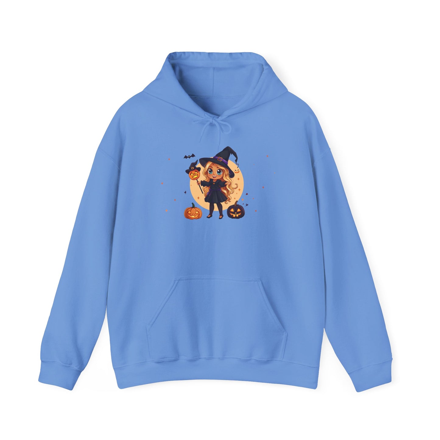 Cute Halloween Magician Girl Unisex Heavy Blend™ Hooded Sweatshirt