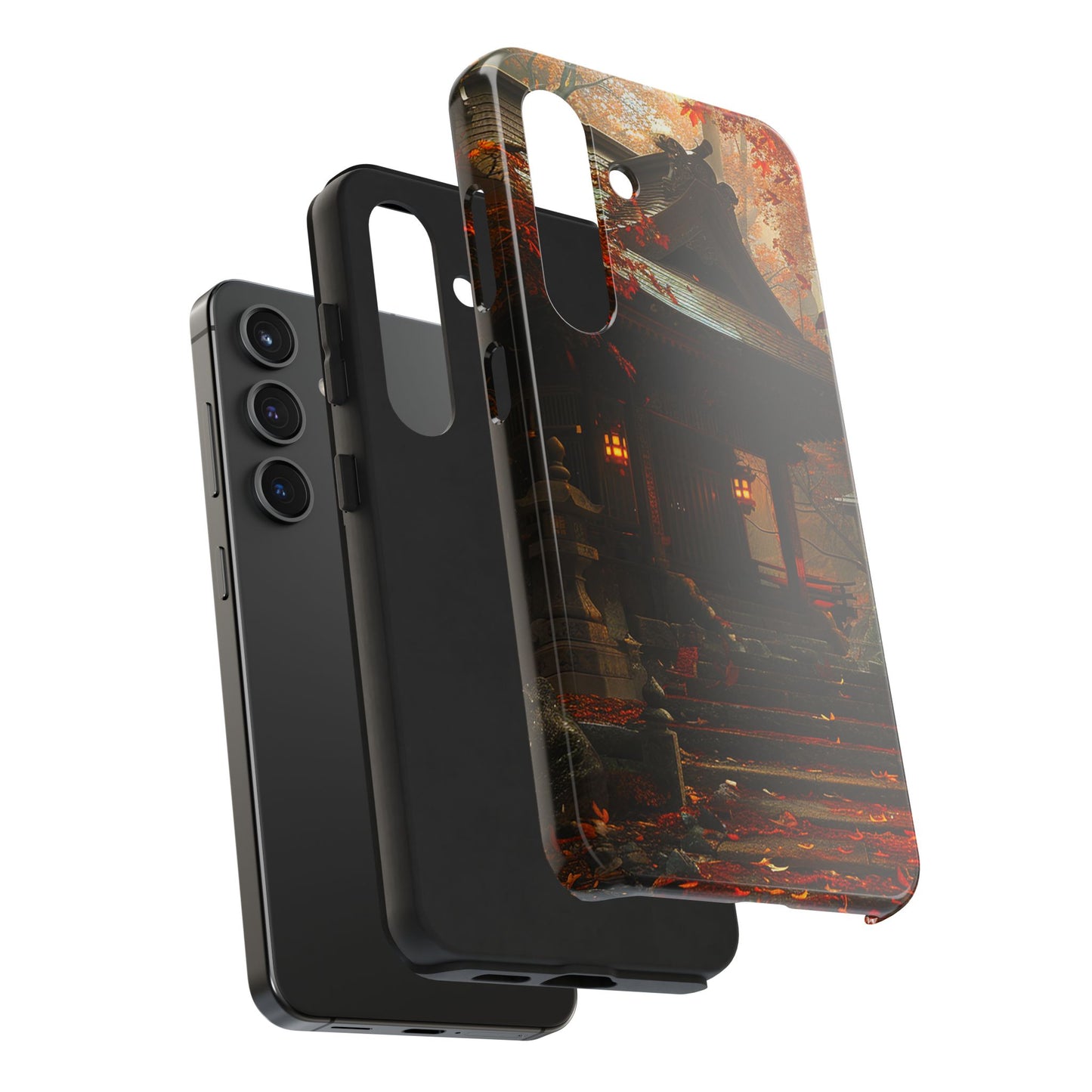 Japanese Autumn Shinto Shrine Tough Phone Case