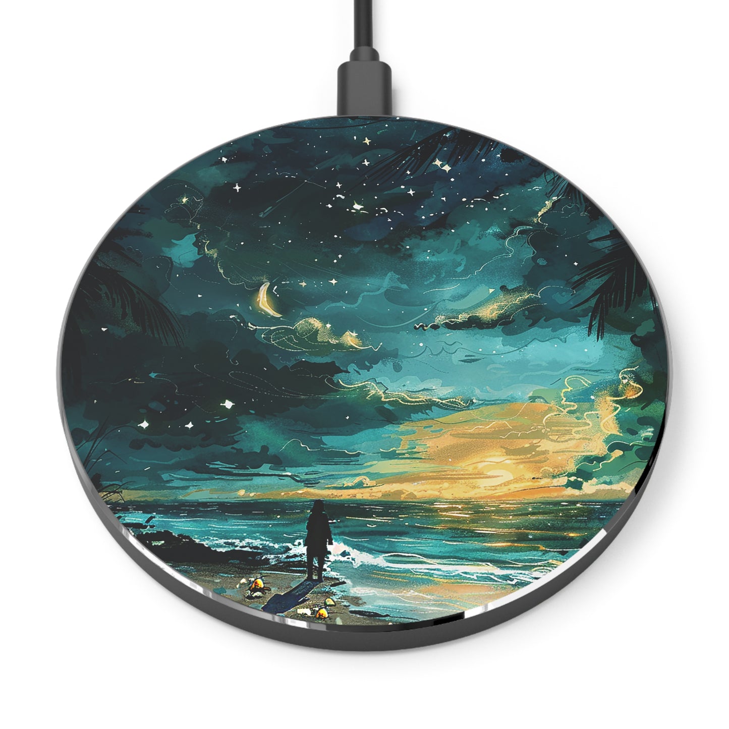 Faraway Warm Tropical Beach Wireless Charger