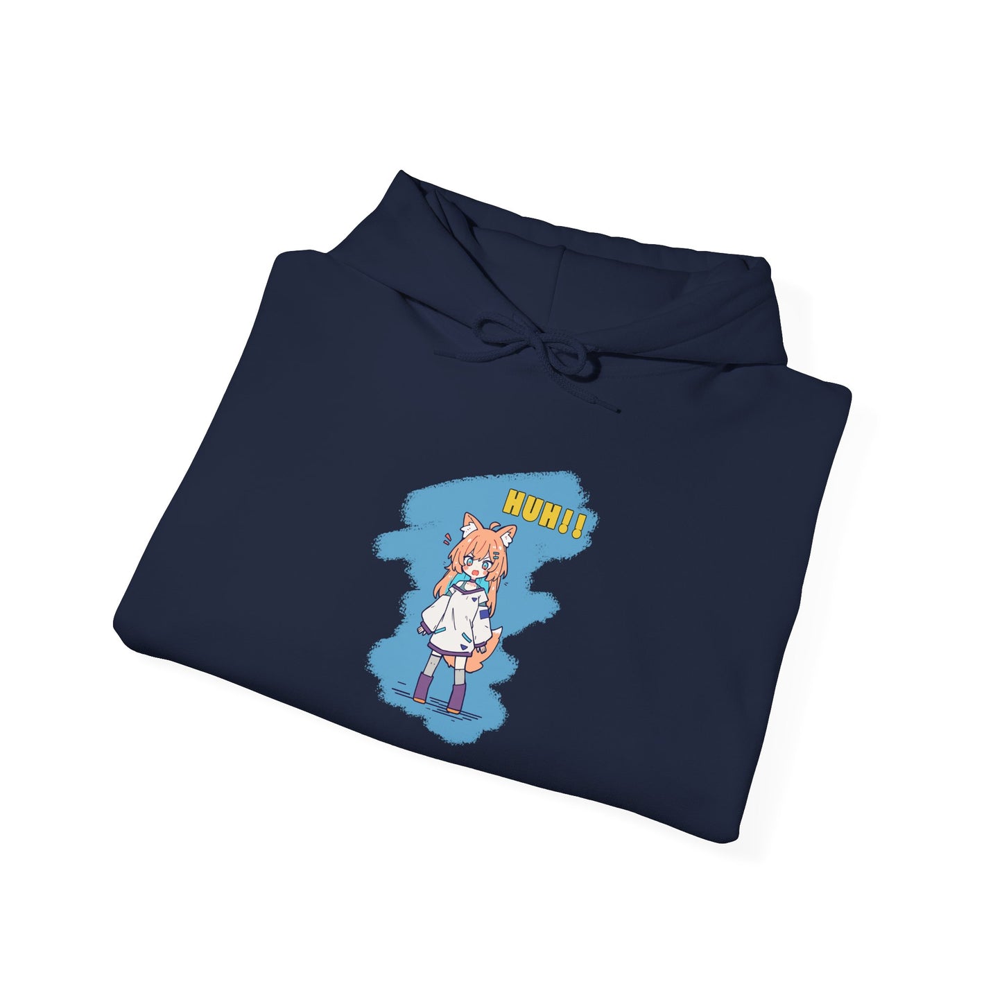 Sweet Fox Girl Huh!! Unisex - Heavy Blend™ Hooded Sweatshirt - Vibrant Anime Style - Cute and Funny Design