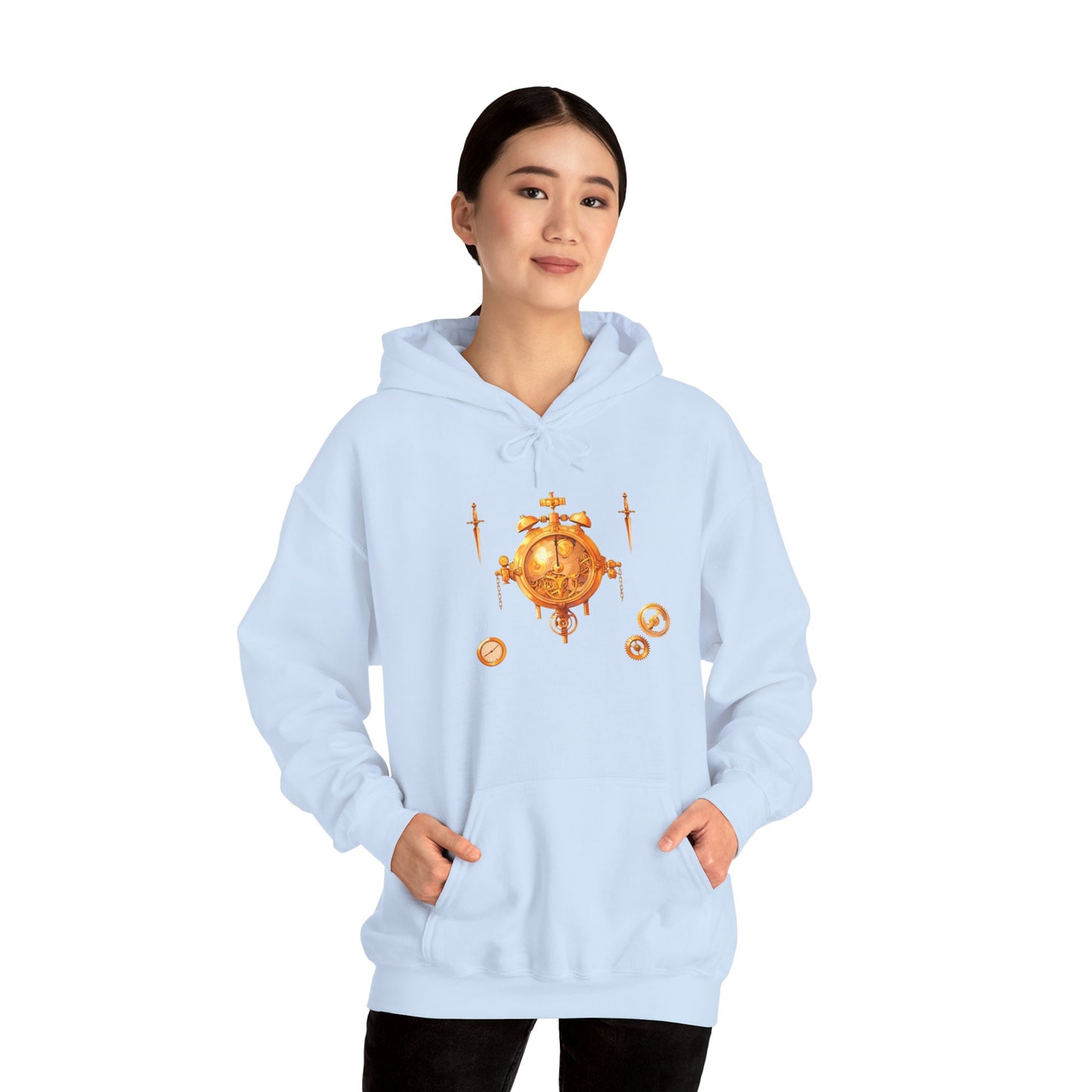 Steampunk Clocks and Gears Unisex Heavy Blend™ Hooded Sweatshirt