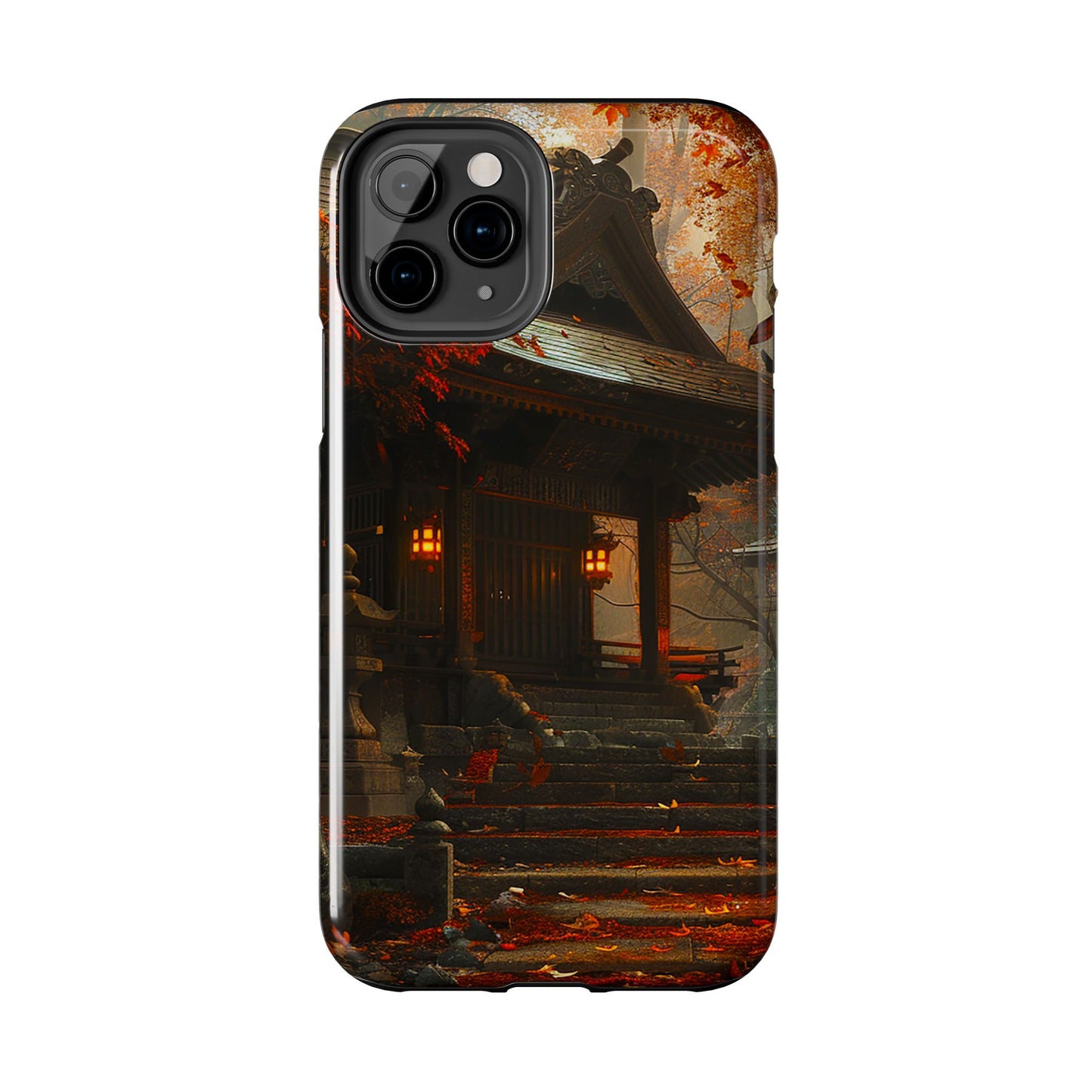 Japanese Autumn Shinto Shrine Tough Phone Case