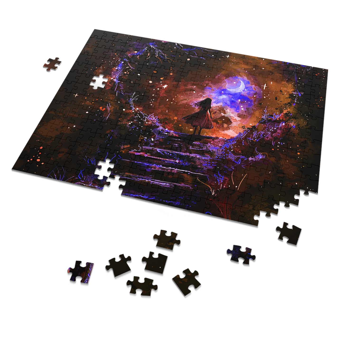 Fantasy Girl Portal Jigsaw Puzzle (30, 110, 252, 500,1000-Piece)