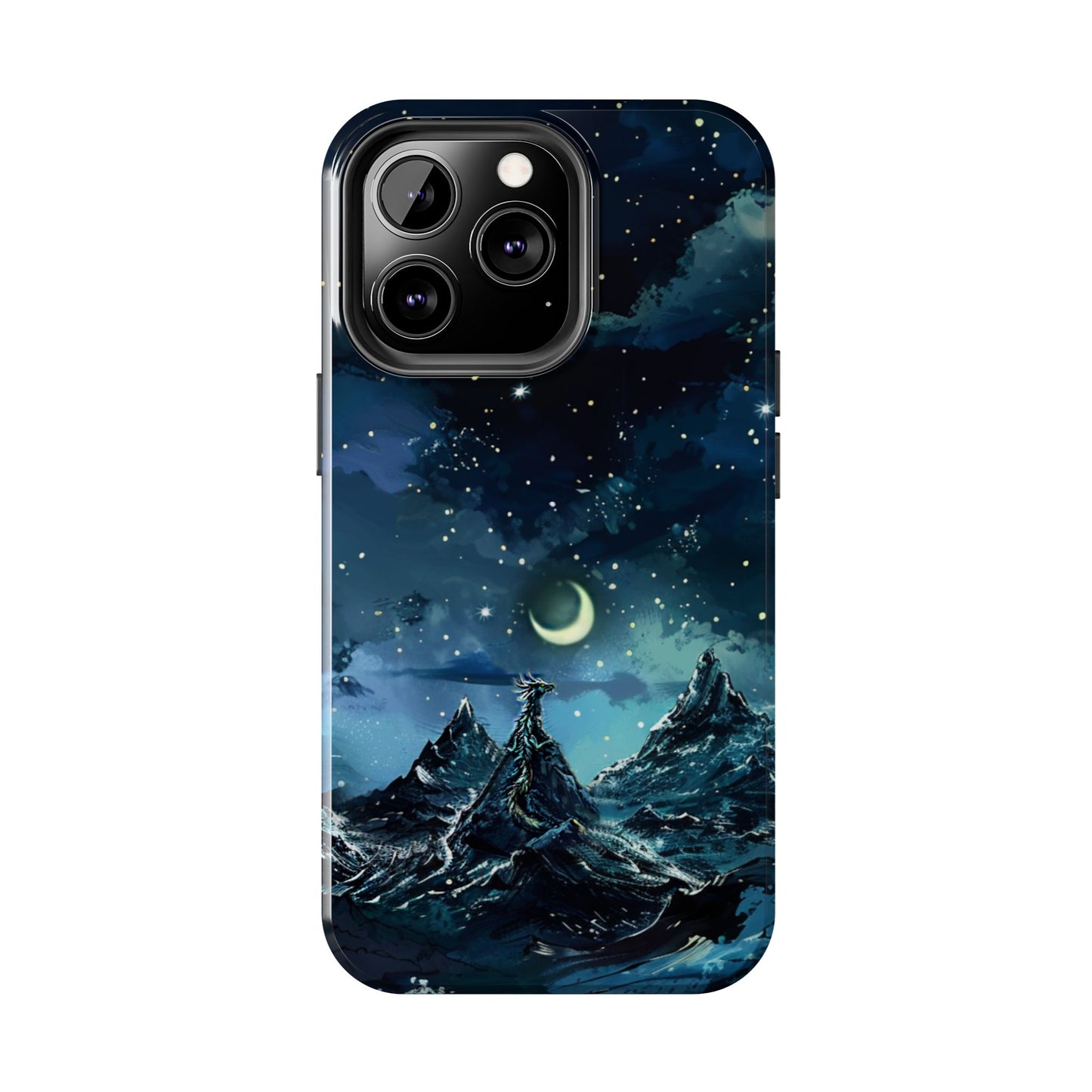 iPhone Android Fantasy Snowy Mountain Dragon Phone Case