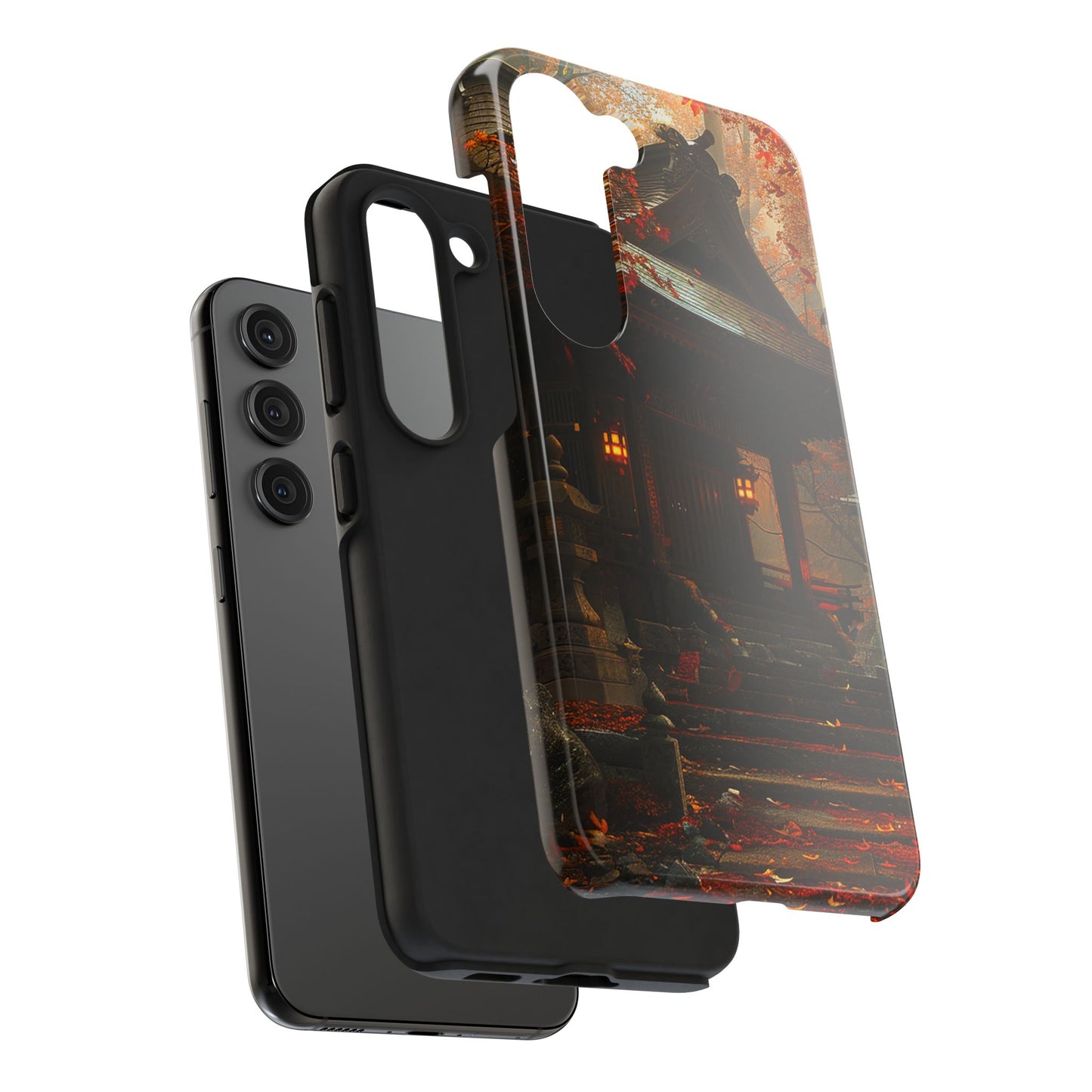 Japanese Autumn Shinto Shrine Tough Phone Case