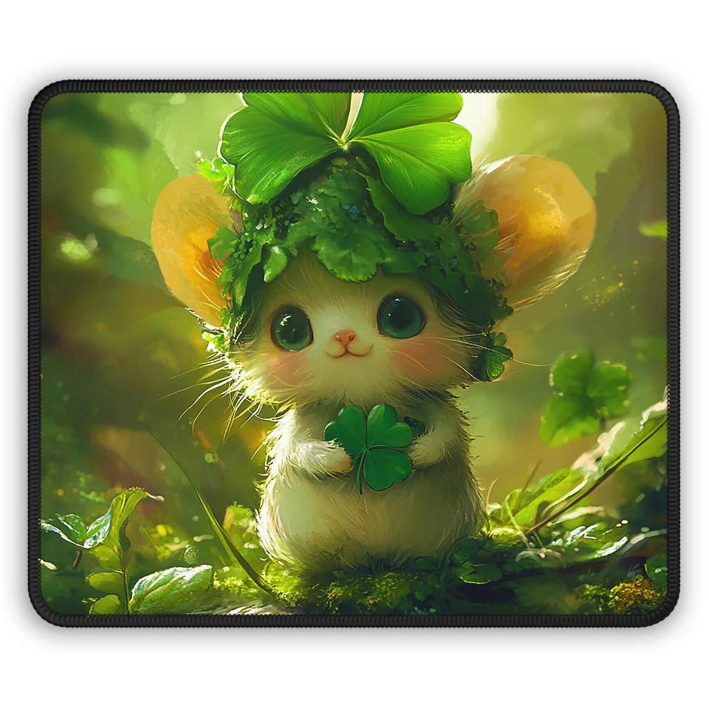 Saint Patrick's Day Clover Mouse Gaming Mouse Pad