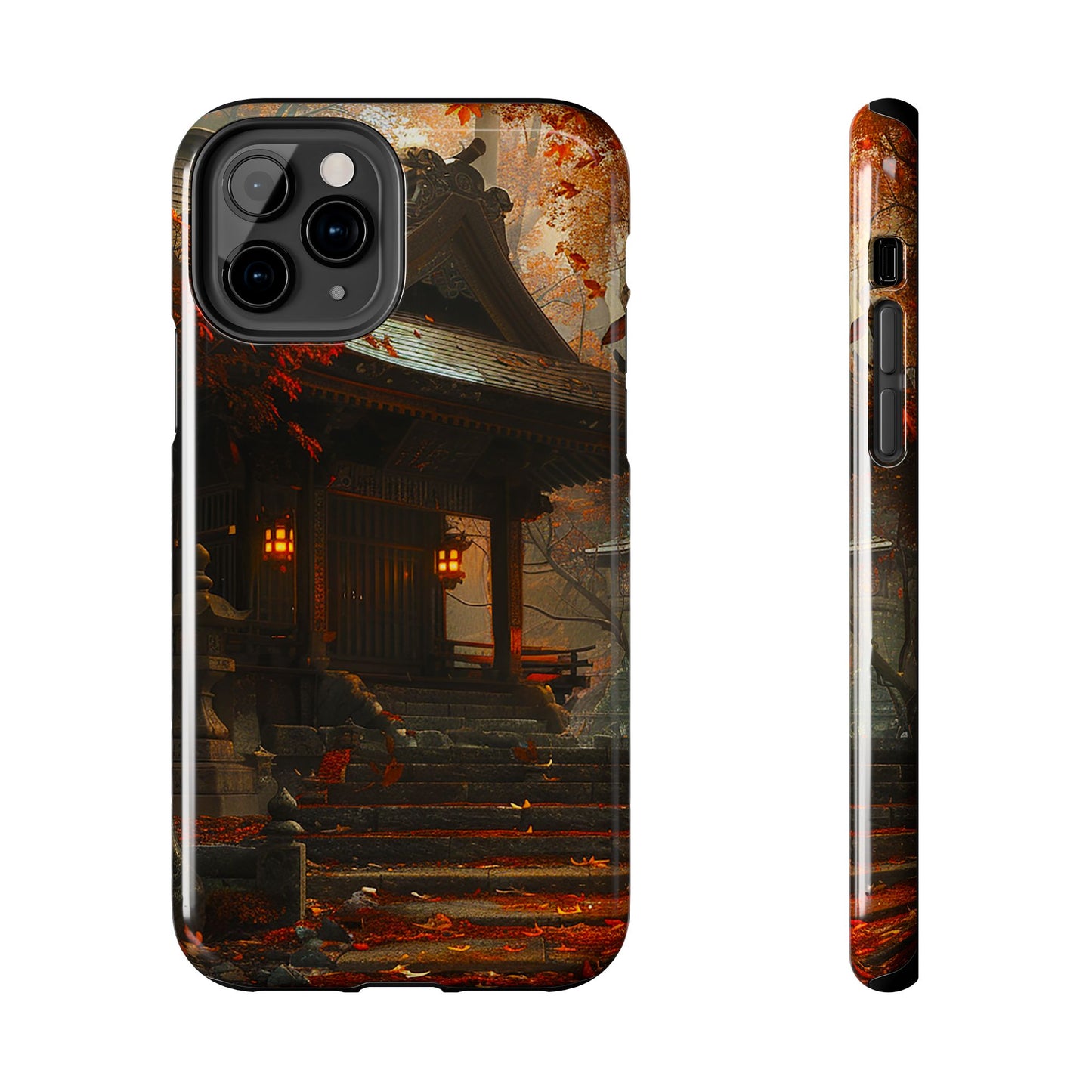 Japanese Autumn Shinto Shrine Tough Phone Case