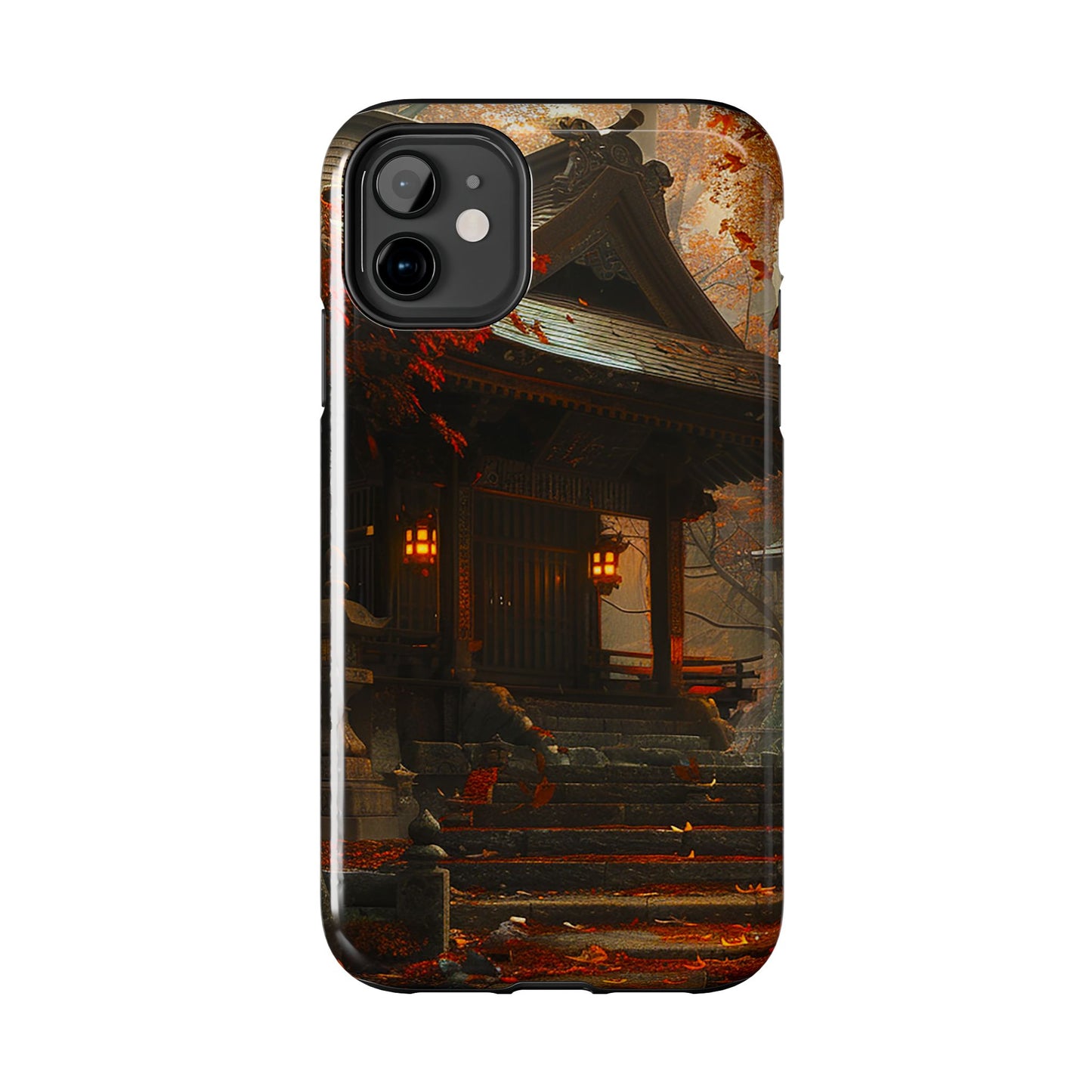 Japanese Autumn Shinto Shrine Tough Phone Case