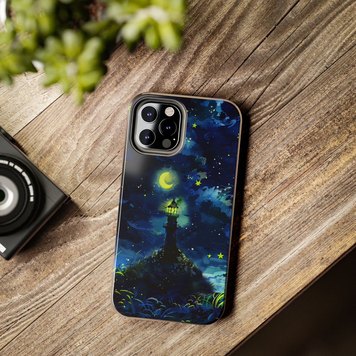 iPhone Android Moonlight Lighthouse Phone Case