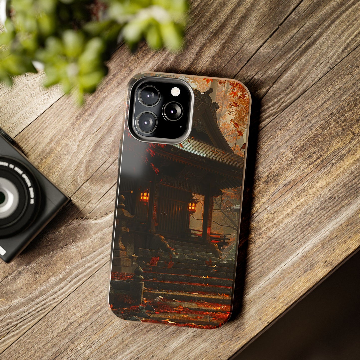 Japanese Autumn Shinto Shrine Tough Phone Case