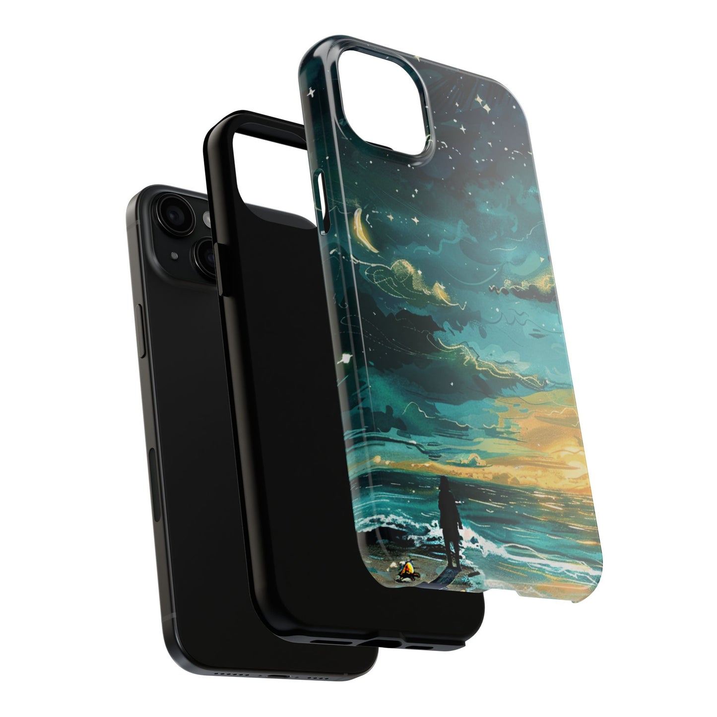iPhone Android Faraway Warm Tropical Beach Phone Case