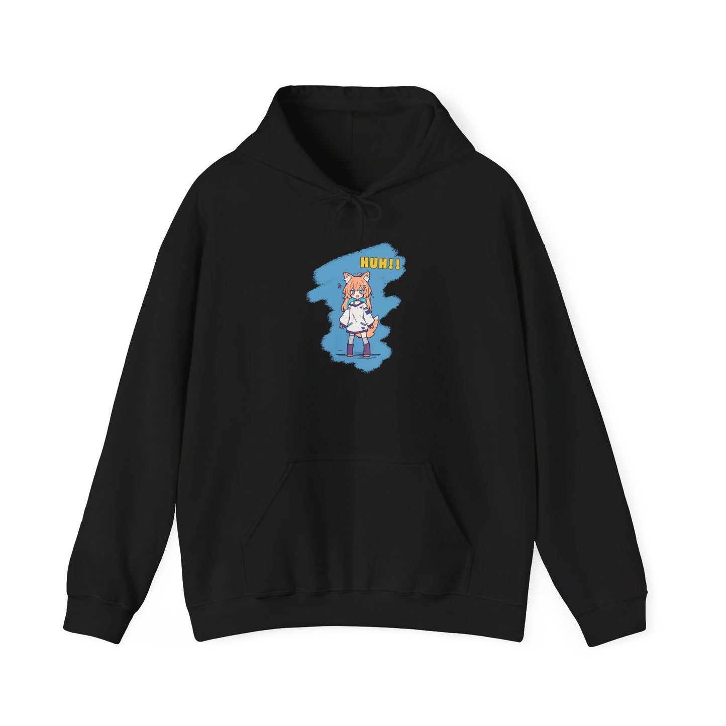 Sweet Fox Girl Huh!! Unisex - Heavy Blend™ Hooded Sweatshirt - Vibrant Anime Style - Cute and Funny Design