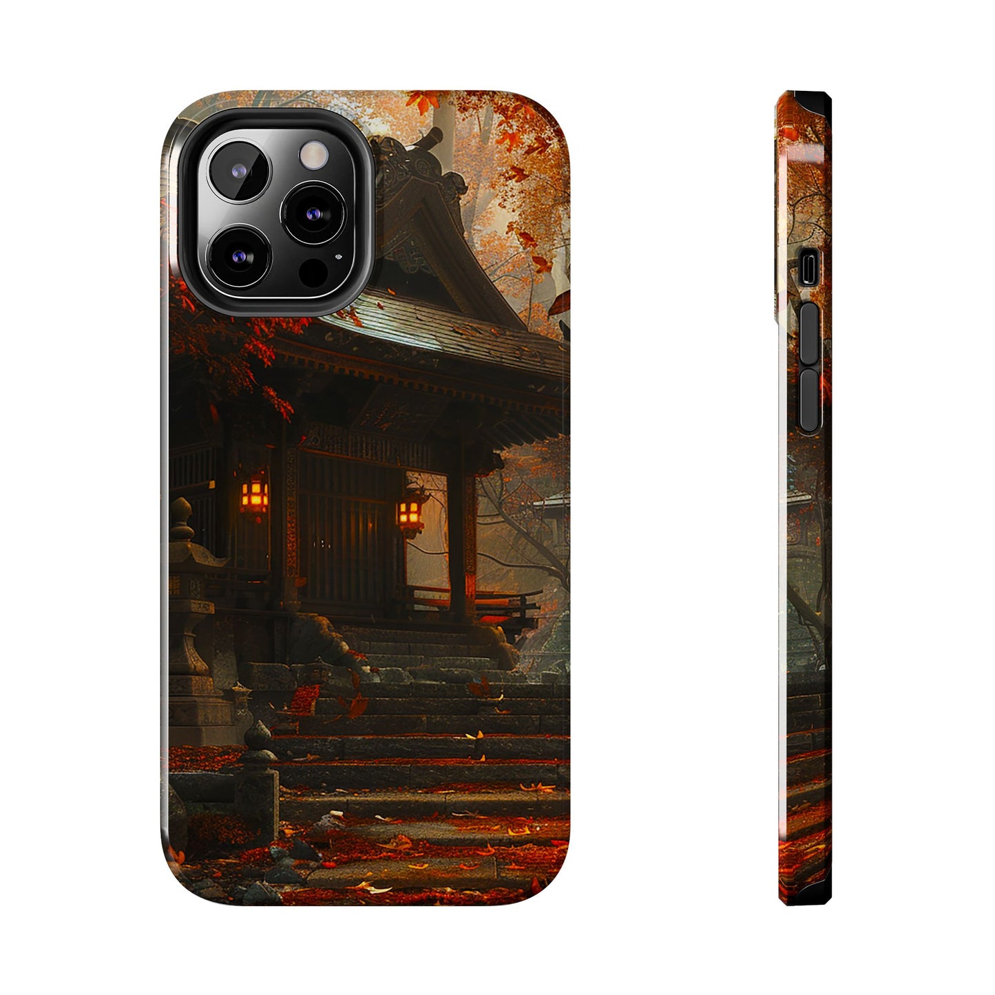 Japanese Autumn Shinto Shrine Tough Phone Case