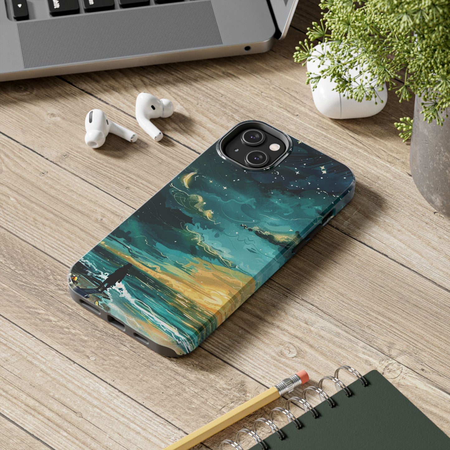 iPhone Android Faraway Warm Tropical Beach Phone Case