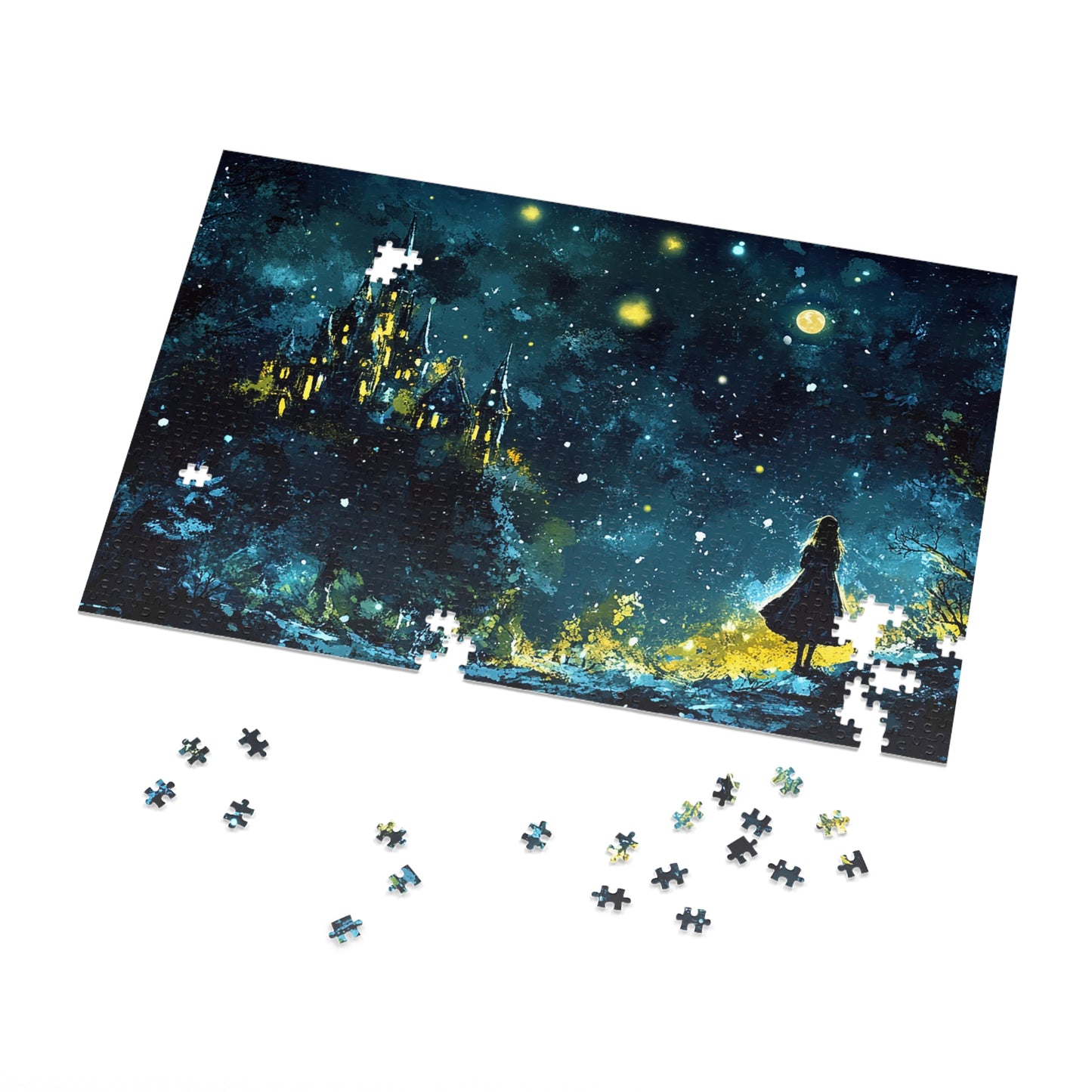 Snow Palace Princess Jigsaw Puzzle (30, 110, 252, 500,1000-Piece)