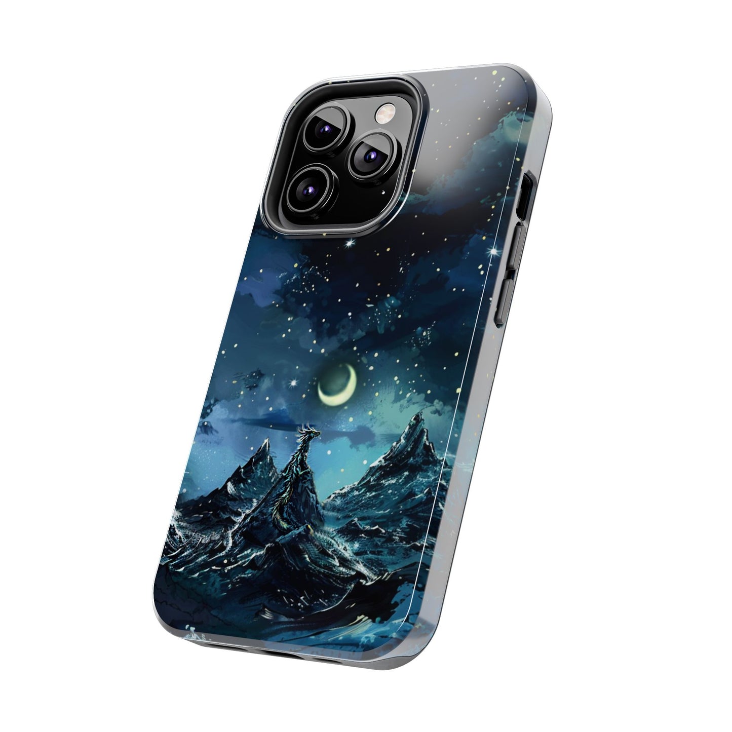 iPhone Android Fantasy Snowy Mountain Dragon Phone Case