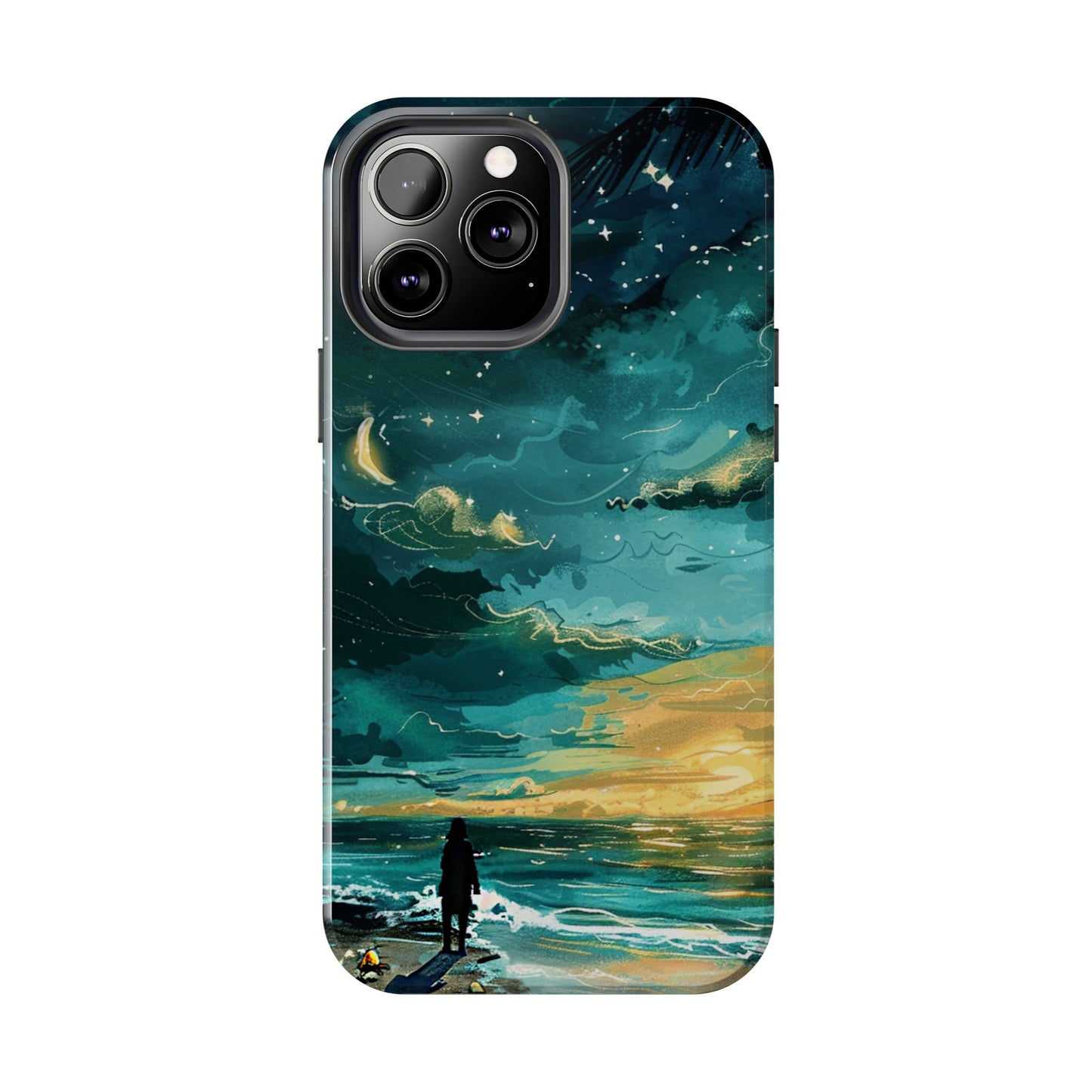 iPhone Android Faraway Warm Tropical Beach Phone Case