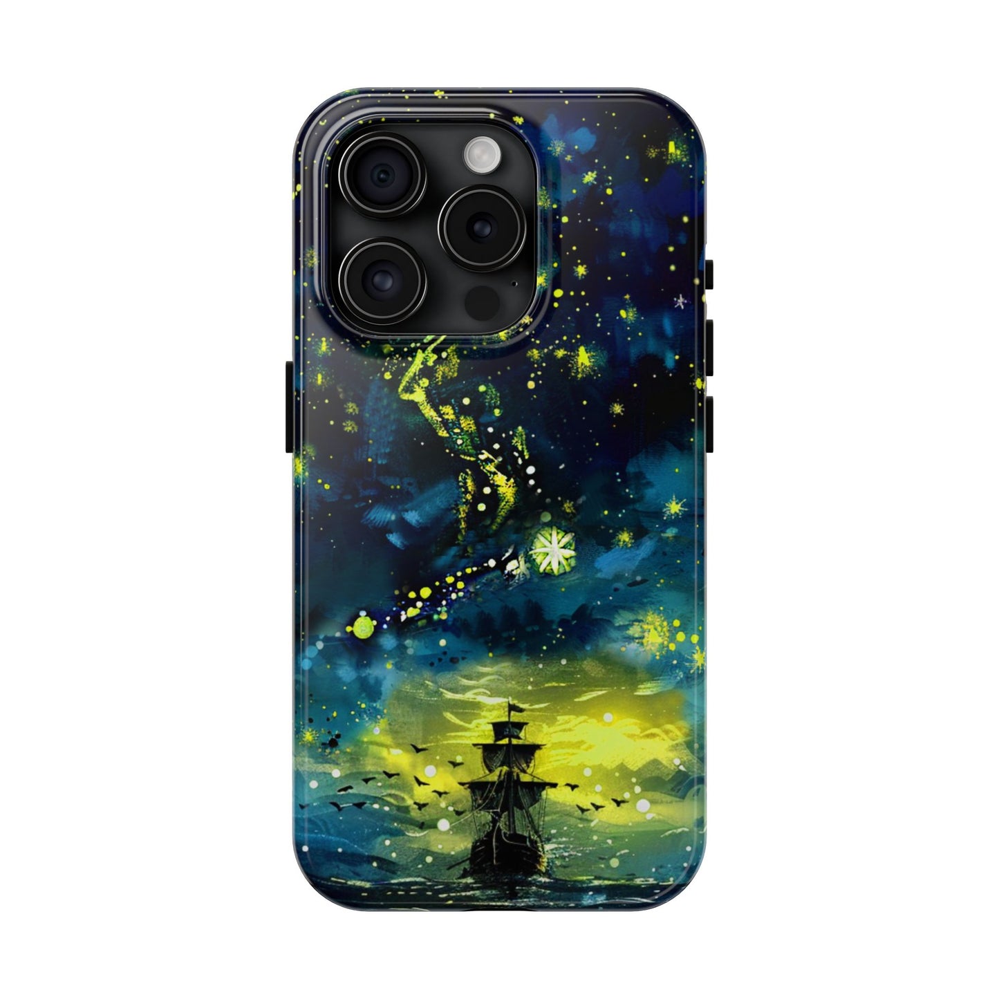iPhone Android Starry Sky Lost Pirate Ship Phone Case