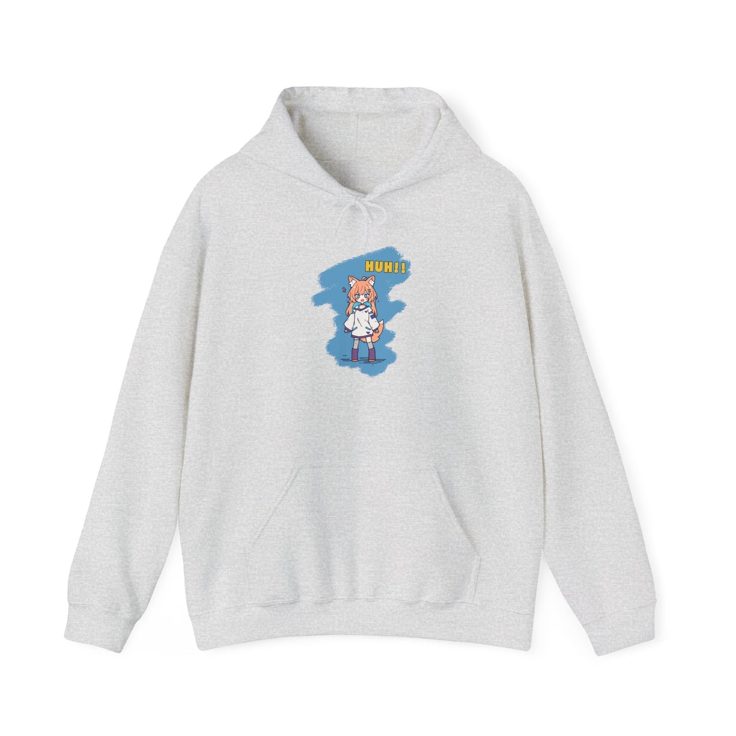 Sweet Fox Girl Huh!! Unisex - Heavy Blend™ Hooded Sweatshirt - Vibrant Anime Style - Cute and Funny Design
