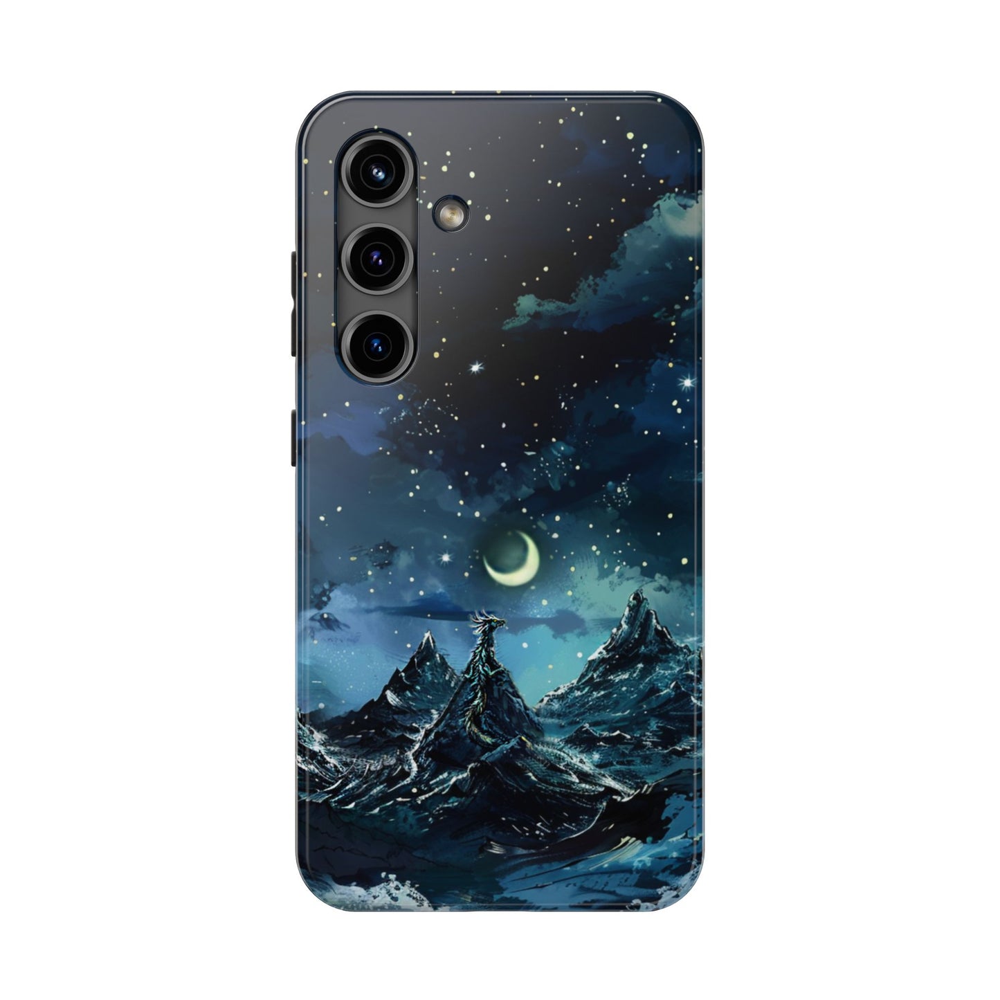 iPhone Android Fantasy Snowy Mountain Dragon Phone Case