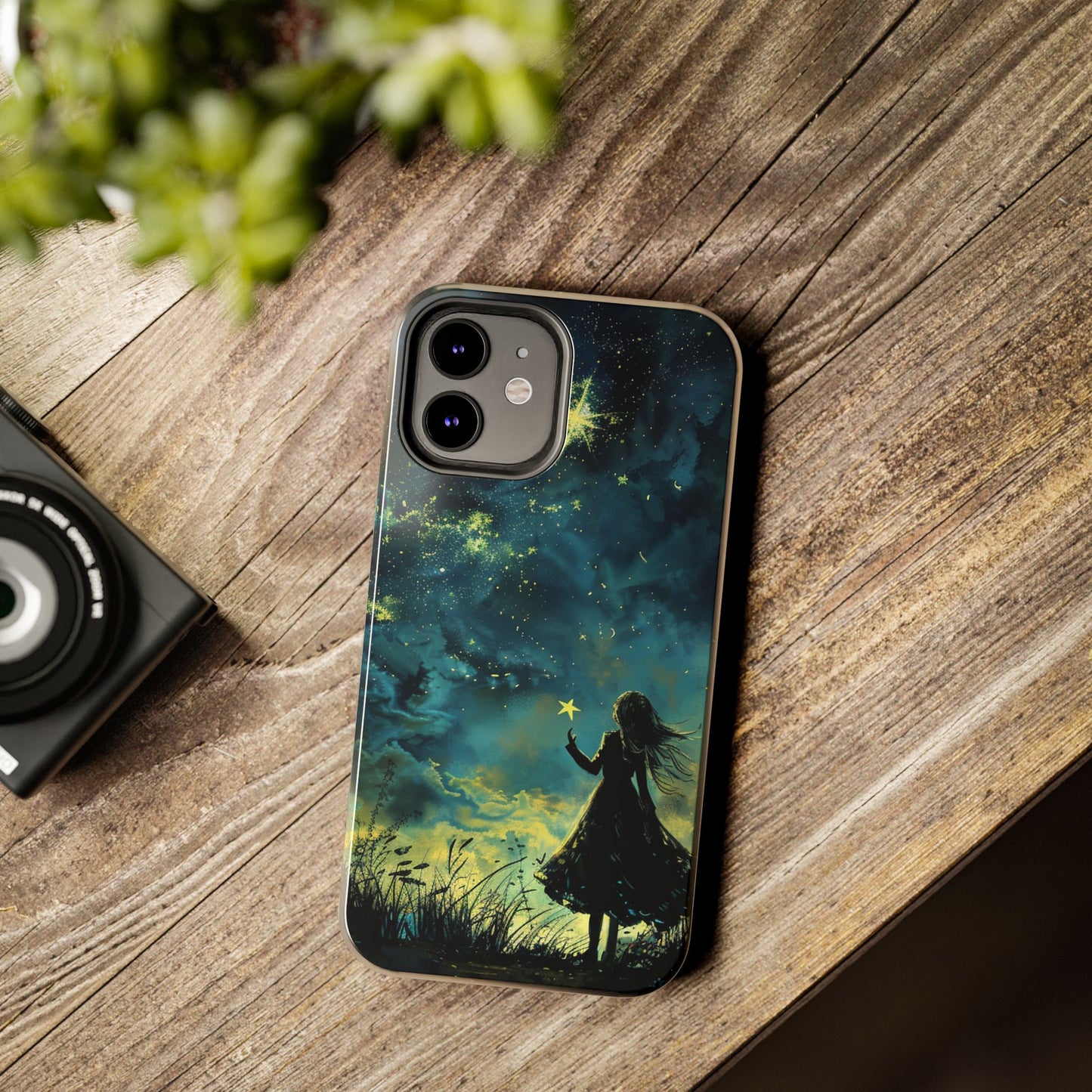 iPhone Android Wishing Star Girl Phone Case