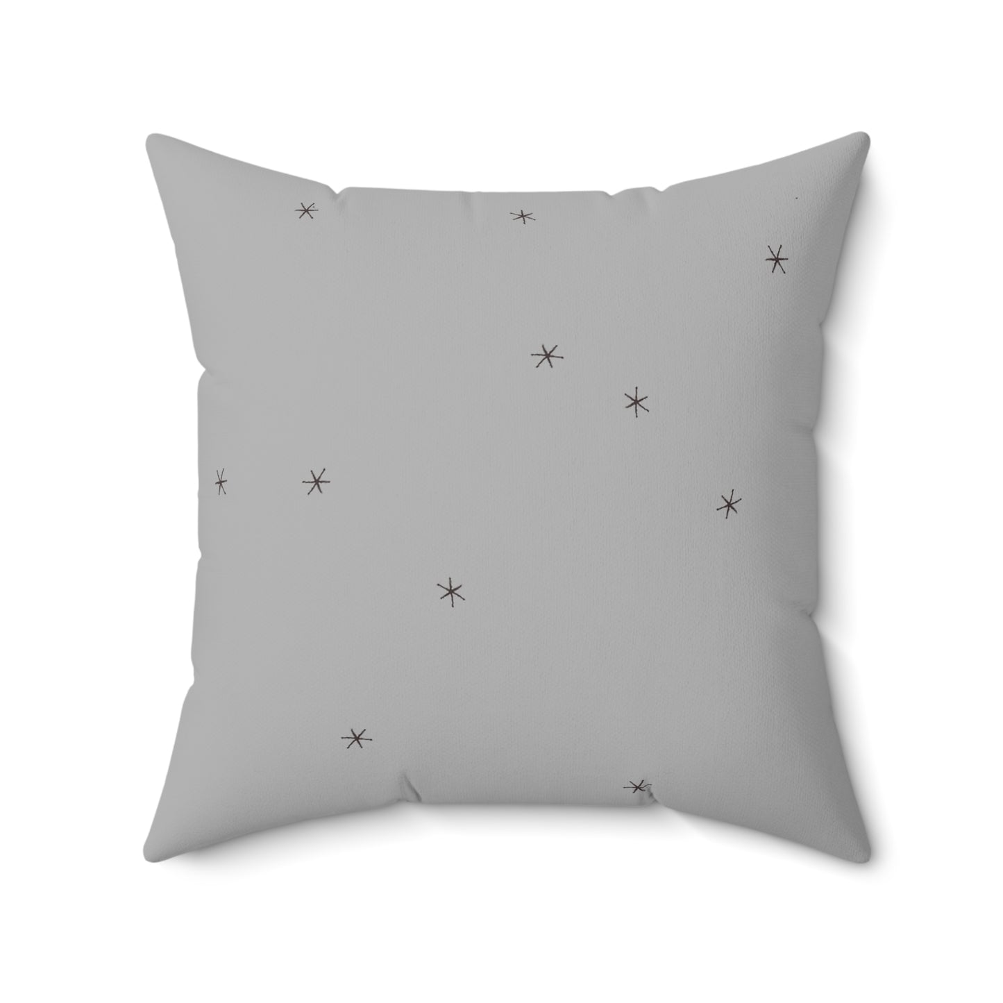 Anime Christmas - Cute Holly Holiday Girl Design - Spun Polyester Square Pillow - Kawaii Winter Gift