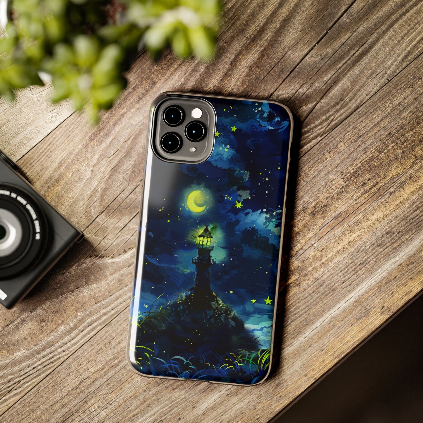 iPhone Android Moonlight Lighthouse Phone Case