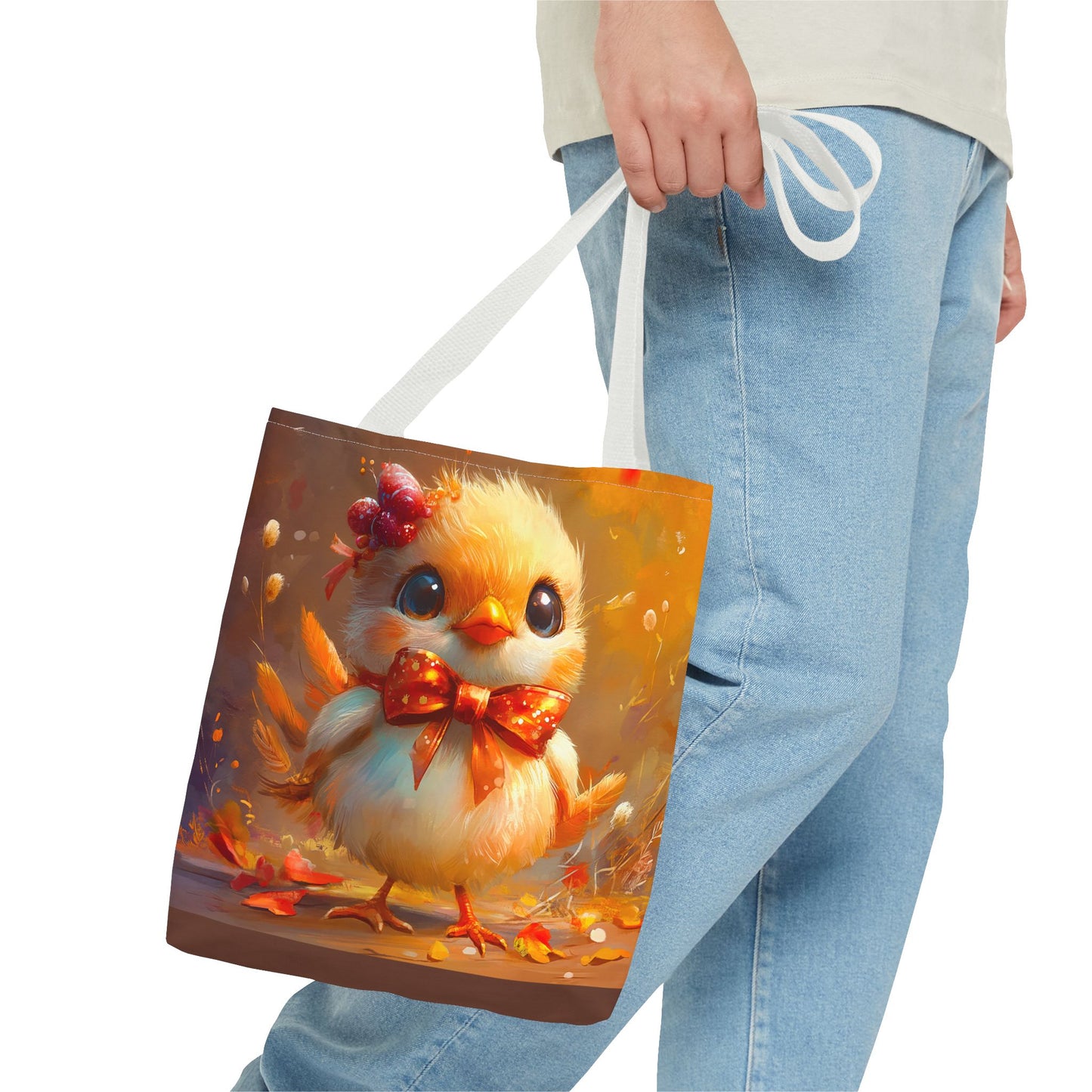 Adorable Turkey Chick Tote Bag (AOP)